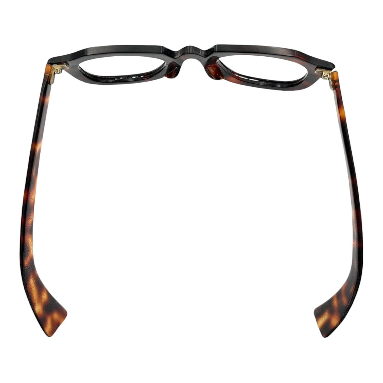 FRENCH VINTAGE(フレンチ ヴィンテージ) 40's GARGOYLE Tortoiseshell eyeglass frames 40年代 ガーゴイル 鼈甲 眼鏡 サングラス フレーム ブラウン 芯無し 1940年代 アバンギャルド 稀少