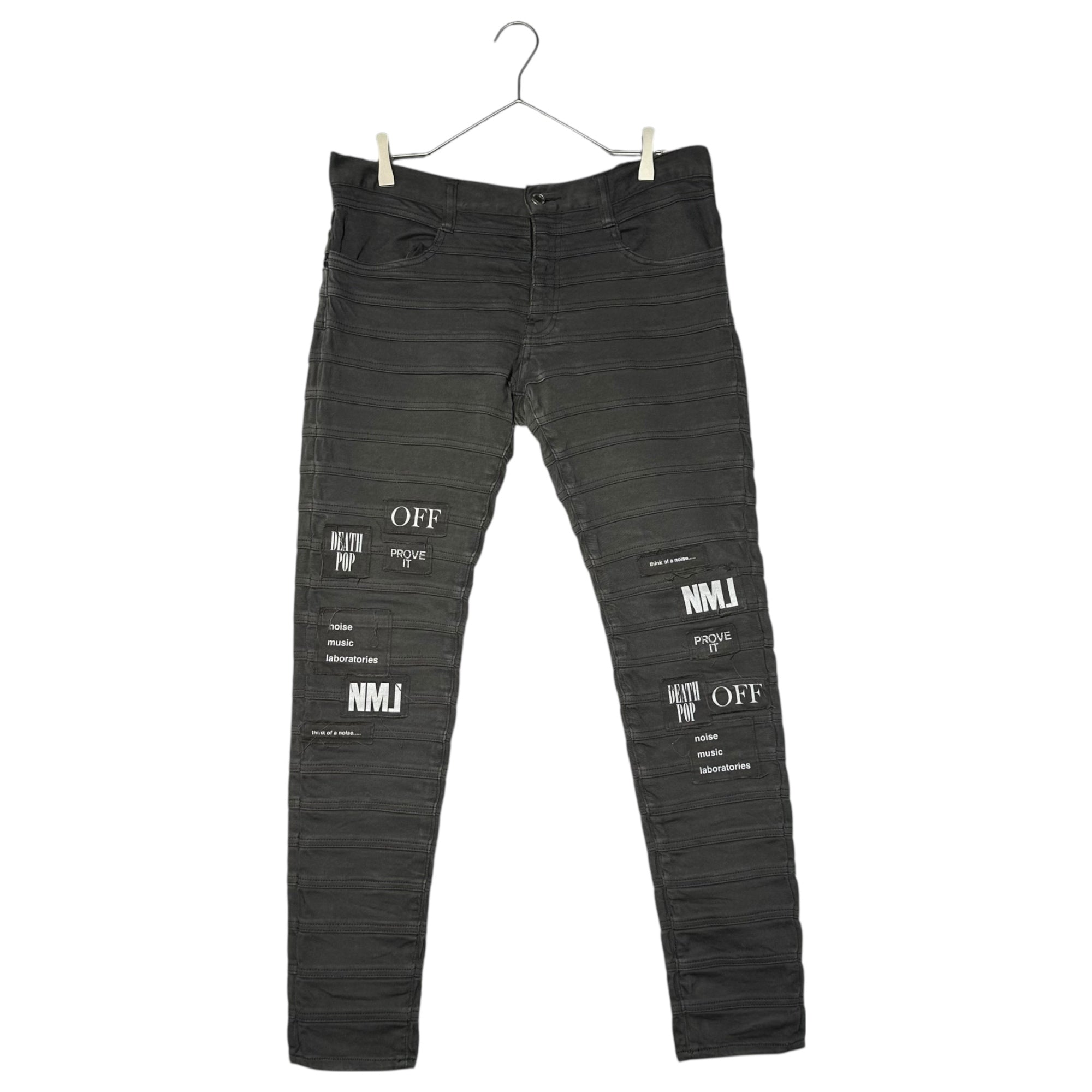 UNDERCOVER(アンダーカバー) 15SS TELEVISION Hagi Pants テレビジョン ハギ パンツ スキニー 04505-1 4(L) ブラック