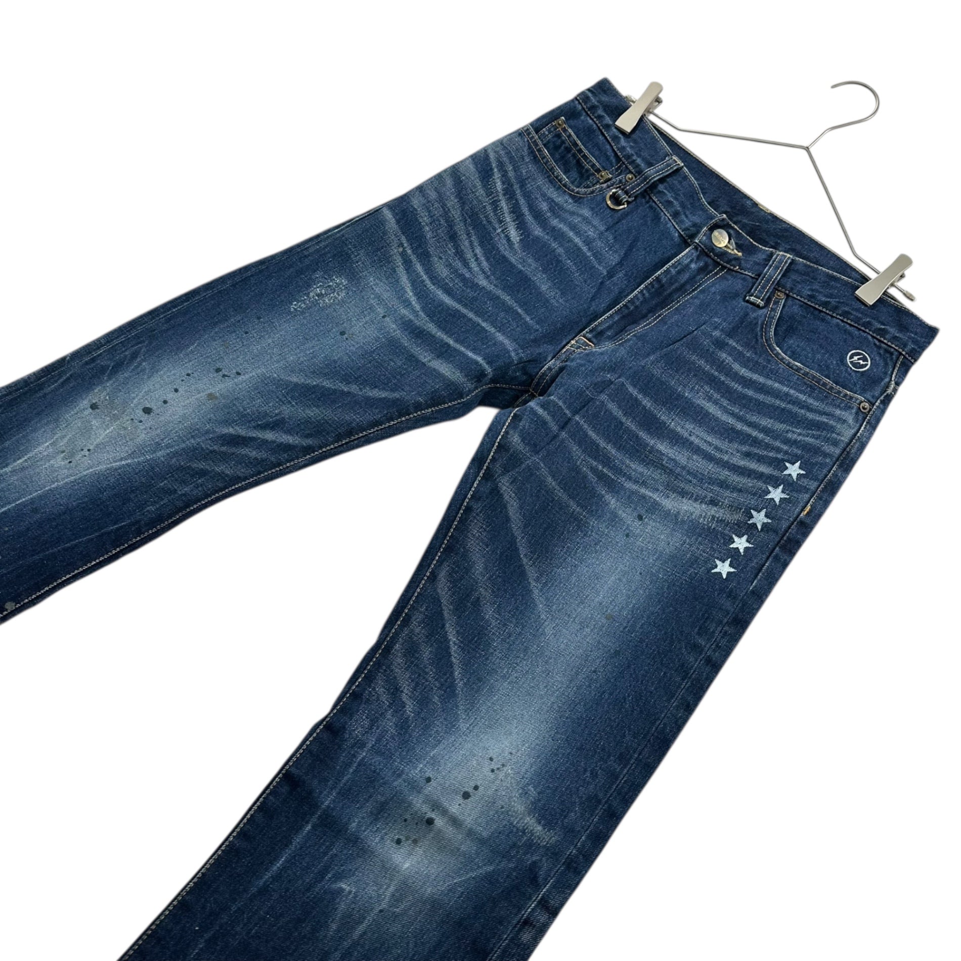 carhartt×uniform experiment (カーハート×ユニフォームエクスペリメント) fragment design Cotton Straight Denim Pants フラグメント デザイン コットン ストレート デニム パンツ UE-123133 W30 インディゴ