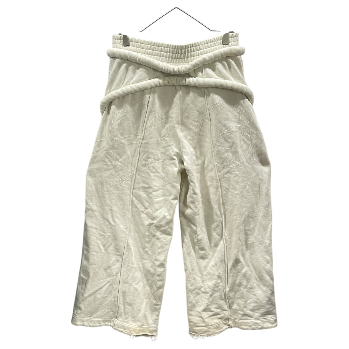 NUTEMPEROR(ナットエンペラー) ROPE SWEAT PANTS ロープ スウェット パンツ 3 アイボリー