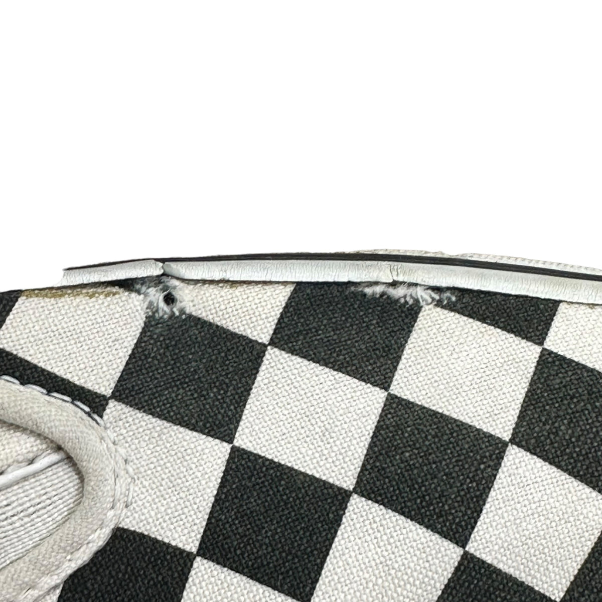 UNDERCOVER×VANS(アンダーカバー×バンズ) 2001SS "CHAOTIC DISCORD" SLIP-ON CHK ケーオティック ディスコード 期 スリッポン V98-J669 28cm ホワイト×ブラック 00's スニーカー チェッカーフラッグ
