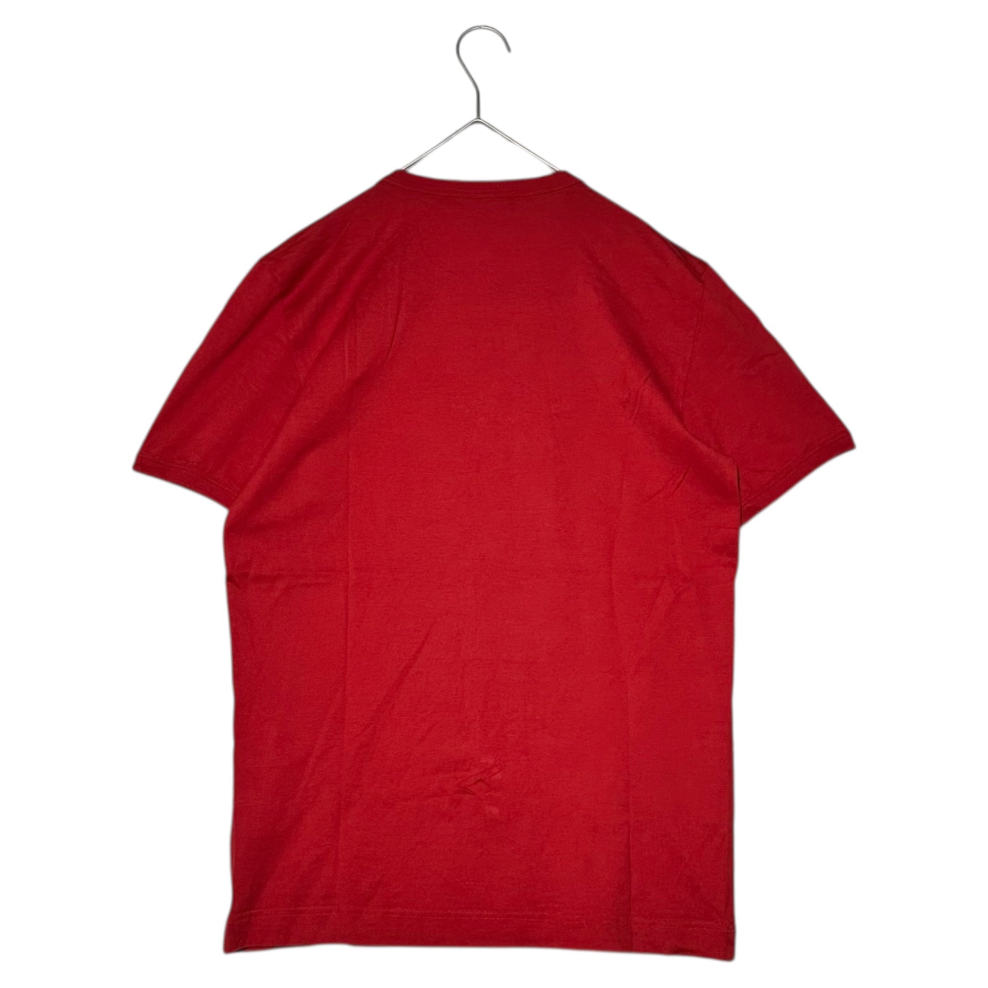 DOLCE&GABBANA(ドルチェ&ガッバーナドルガバ) Japan Patch T-shirt ジャパン ワッペン Tシャツ 46(S) レッド