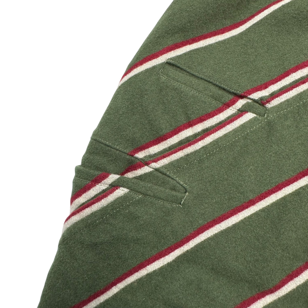 COMME des GARCONS HOMME PLUS EVER GREEN(コムデギャルソンオムプリュスエバーグリーン) 2006AW Diagonal-Striped Wool Tailored Jacket 斜めストライプ ウール テーラード ジャケット PR-J205 S グリーン×ホワイト×レッド AD2006 アーカイブ