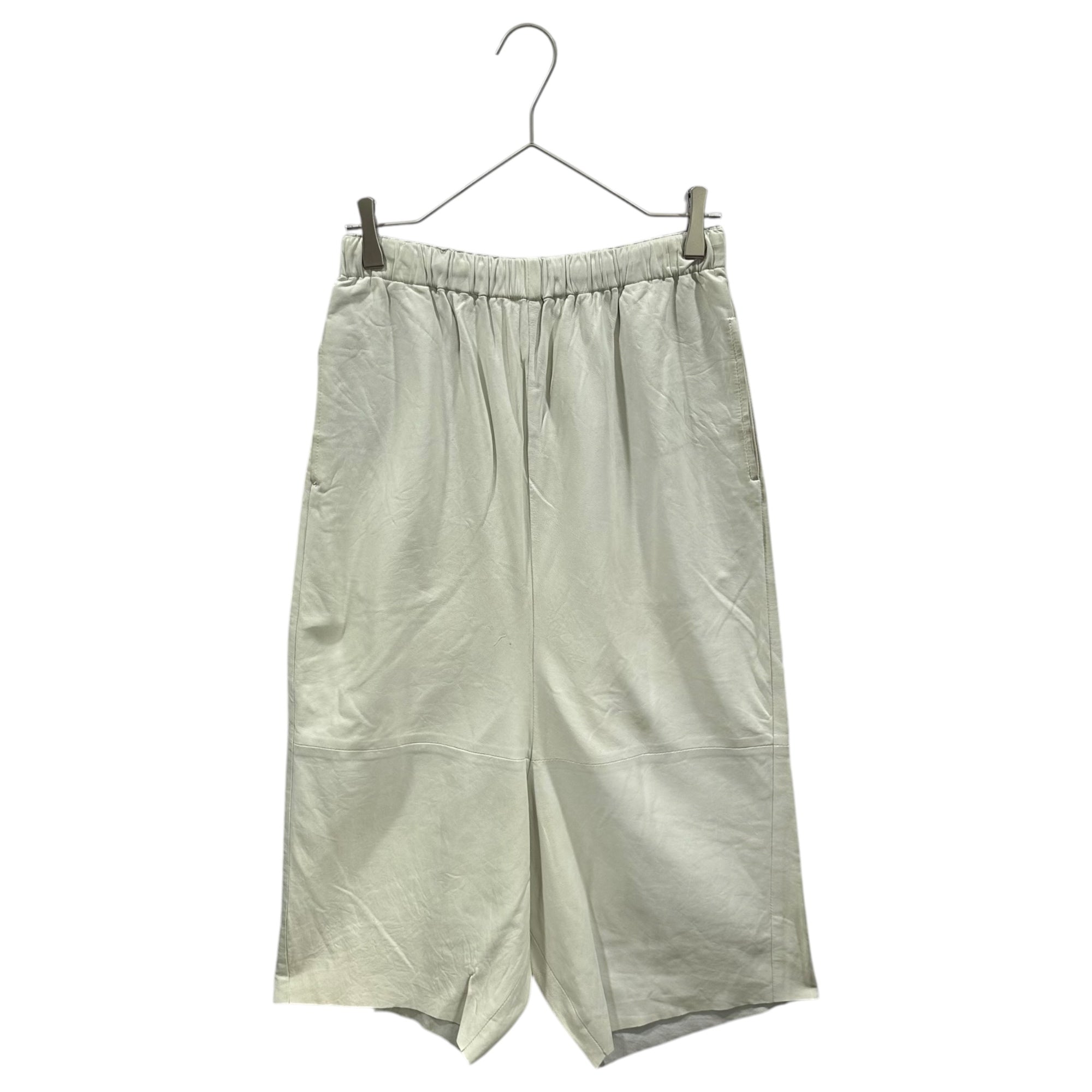 COMME des GARCONS COMME des GARCONS(コムデギャルソンコムデギャルソン) Leather Penguin Sarouel Pants レザー ペンギン サルエル パンツ S8P001 S オフホワイト AD表記無