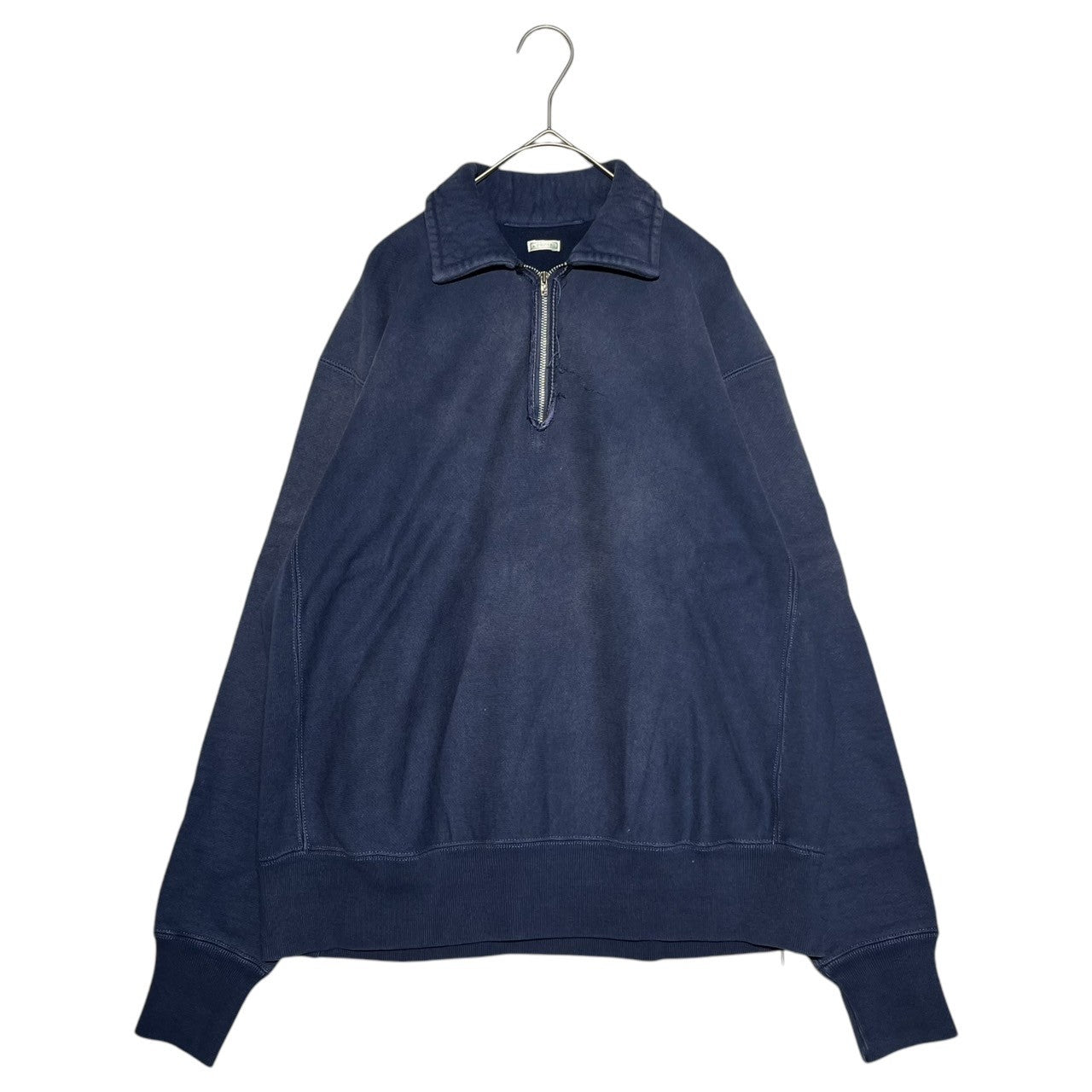 A.PRESSE(アプレッセ) 22FW Vintage Half Zip Sweatshirt ヴィンテージ ハーフ ジップ スウェット シャツ 22AAP-05-03M 2 ネイビー 完売品