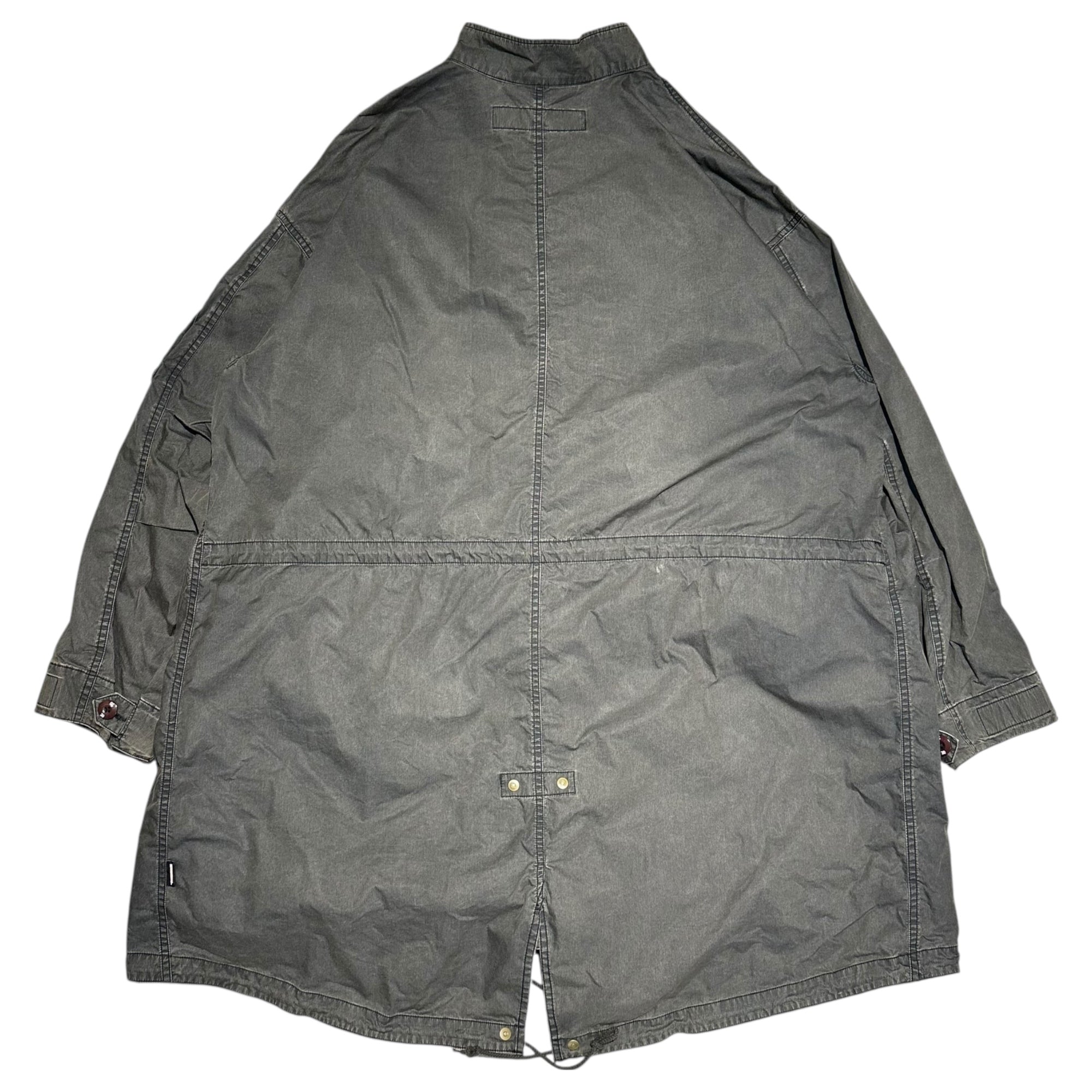 NEIGHBORHOOD(ネイバーフッド) 25SS FADED FIELD COAT - TIME AFTER TIME フェード 加工 フィールド コート 251SZNH-JKM05 L ブラック ミリタリー ジャケット