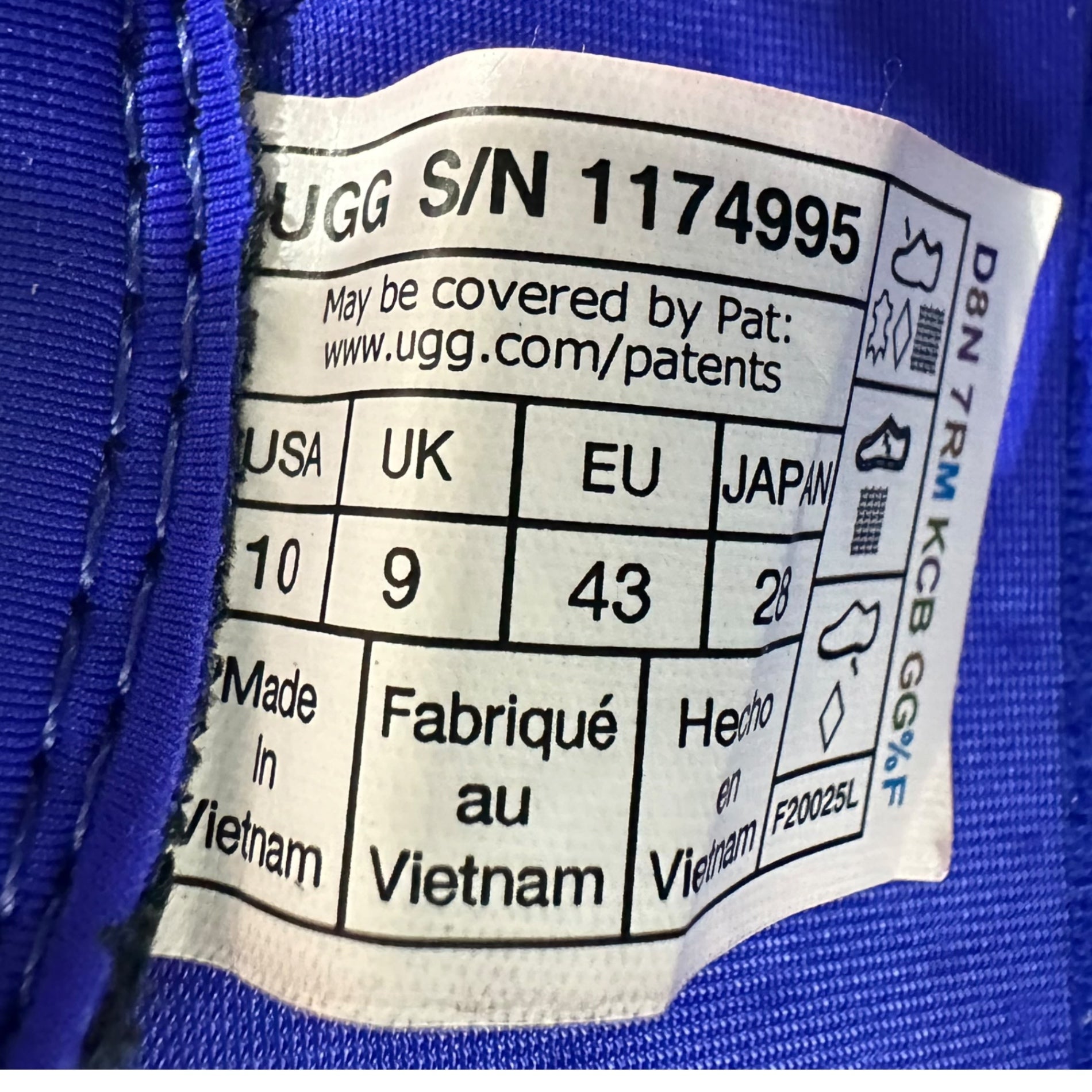 UGG(アグ) M HERITAGE UTILITY AVOID ヘリテージ ユーティリティー アクソイド スニーカー 1174995 28cm ベージュ×ブラック 厚底 スリッポン
