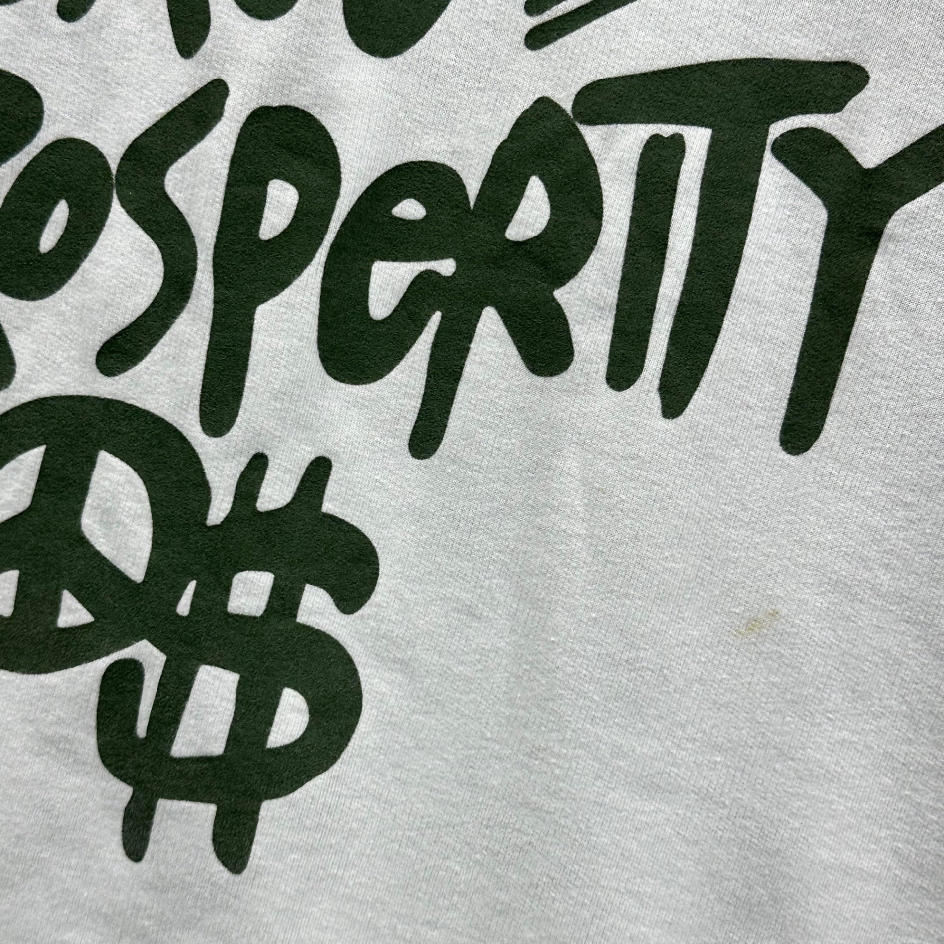 STUSSY(ステューシー) PEACE and PROSPeRITY Raglan long sleeve top ラグラン 長袖 カットソー  CA 26629 501 表記無(L程度) ホワイト×カーキ