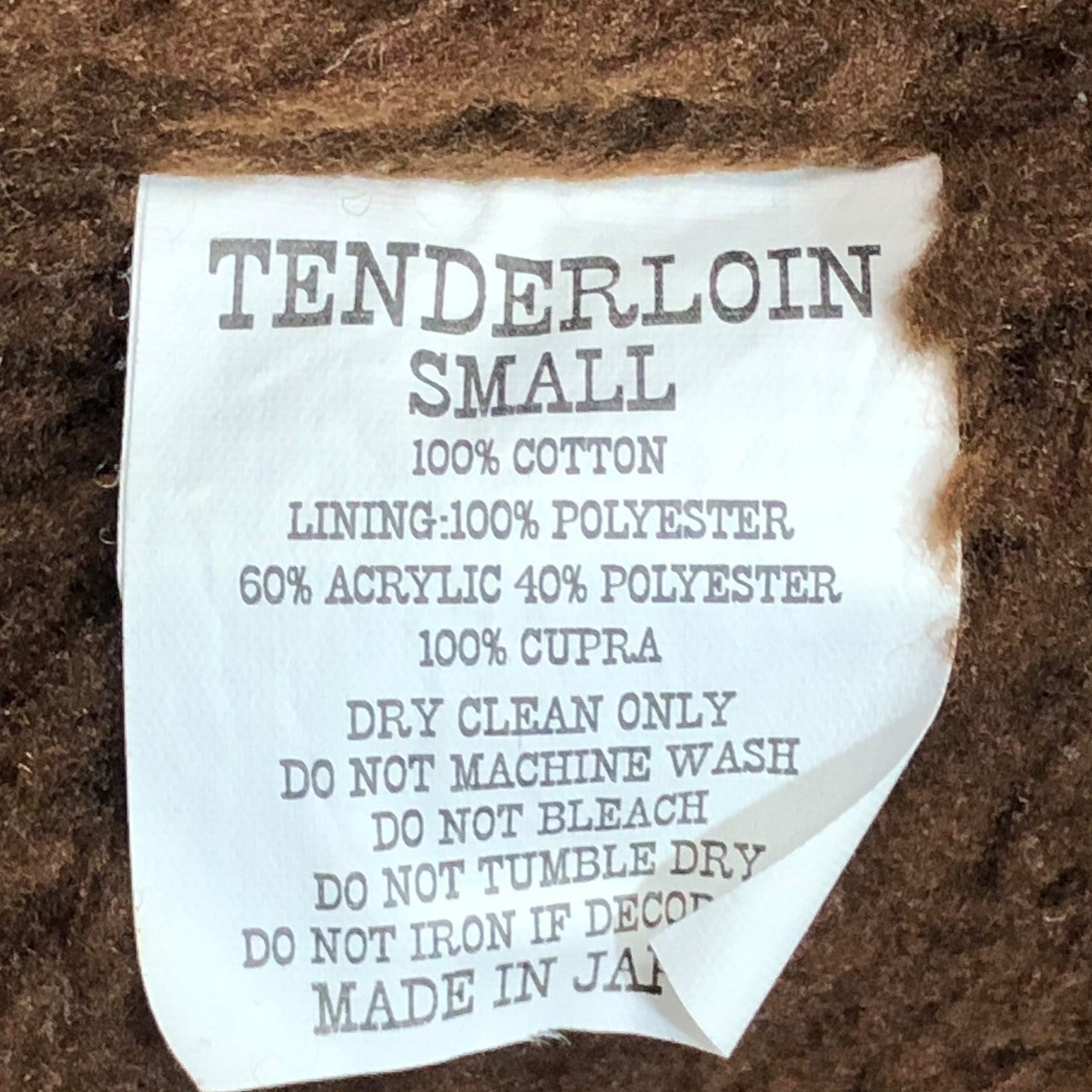TENDERLOIN(テンダーロイン) T-SADDLE CORDUROY JKT サドル コーデュロイ ジャケット ウエスタン S マスタード×ブラウン