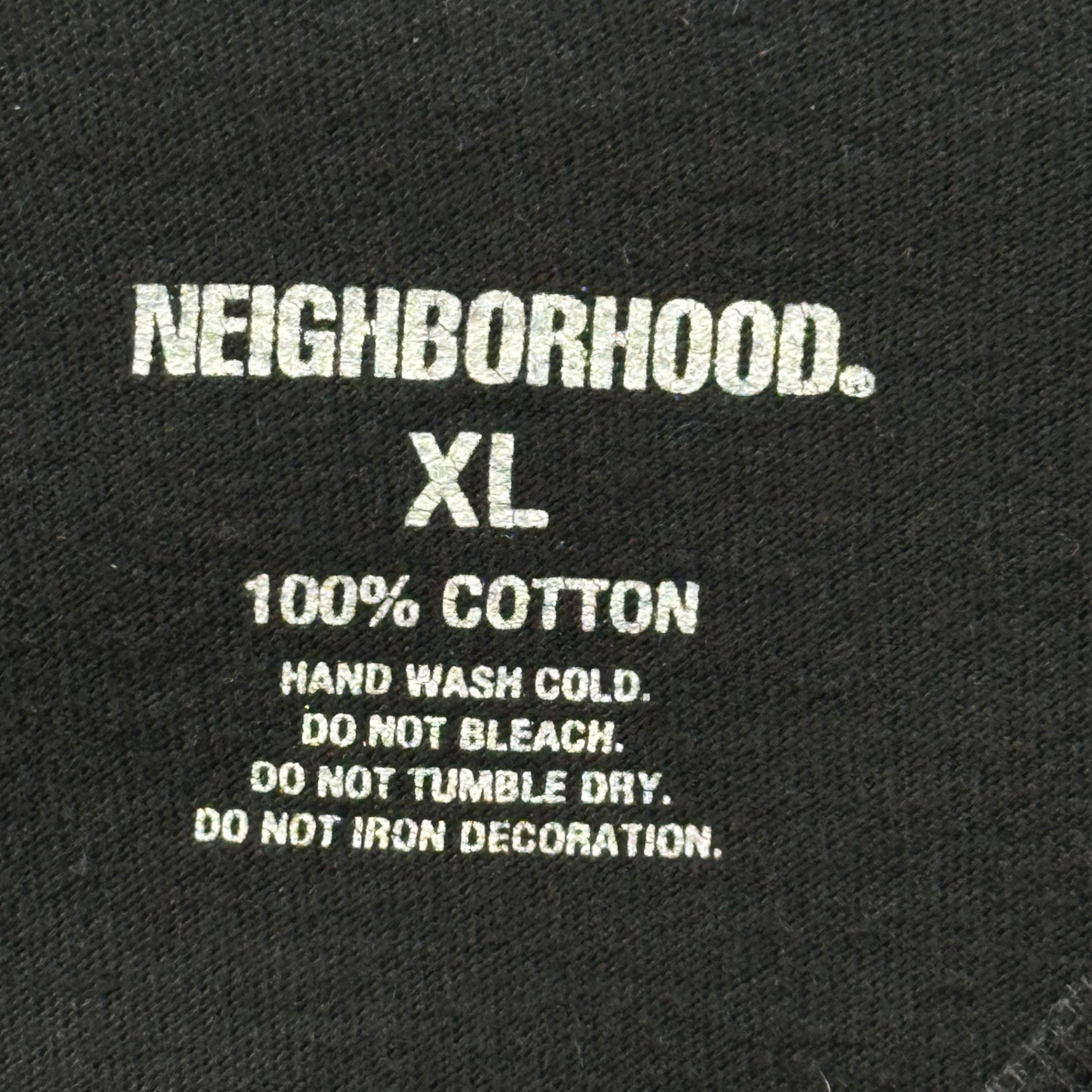 NEIGHBORHOOD(ネイバーフッド) 23AW SRL L/S TEE プリント 長袖 Tシャツ 232PCNH-LT21 XL ブラック SRL.TEE LS-1