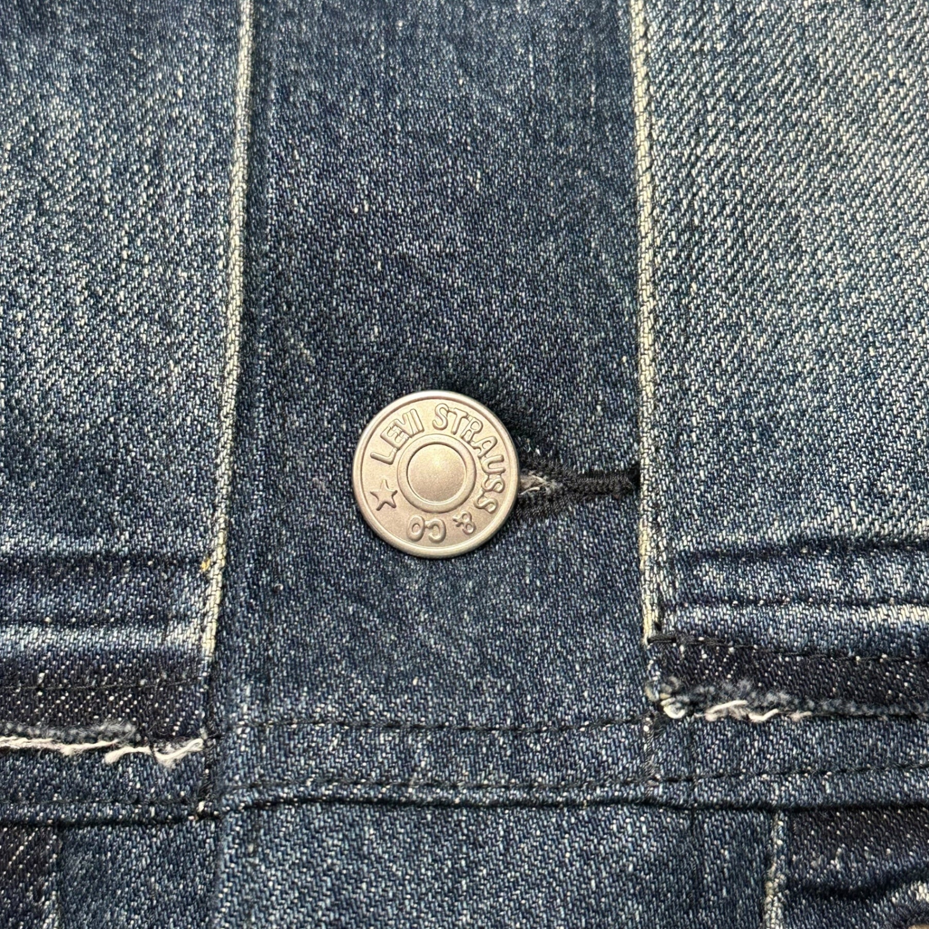 JUNYA WATANABE MAN×Levi's(ジュンヤワタナベマン×リーバイス) 25SS Cotton Denim Product Processing Customization  綿デニム 製品加工カスタマイズ Levi's Wネーム WO-J207 S インディゴ 再構築 ジャケット