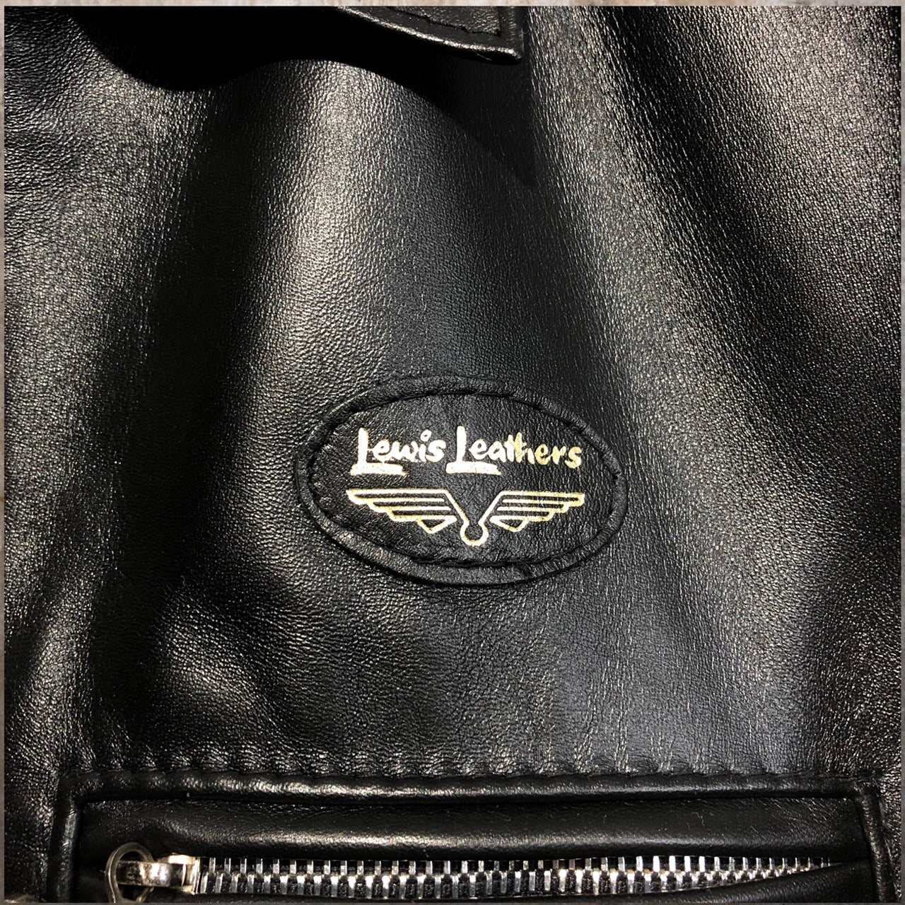 LEWIS Leathers(ルイスレザー) DOMINATOR TIGHT FIT ドミネーター ライトフィット レザージャケット ライダースジャケット IT51 34(Sサイズ程度) ブラック