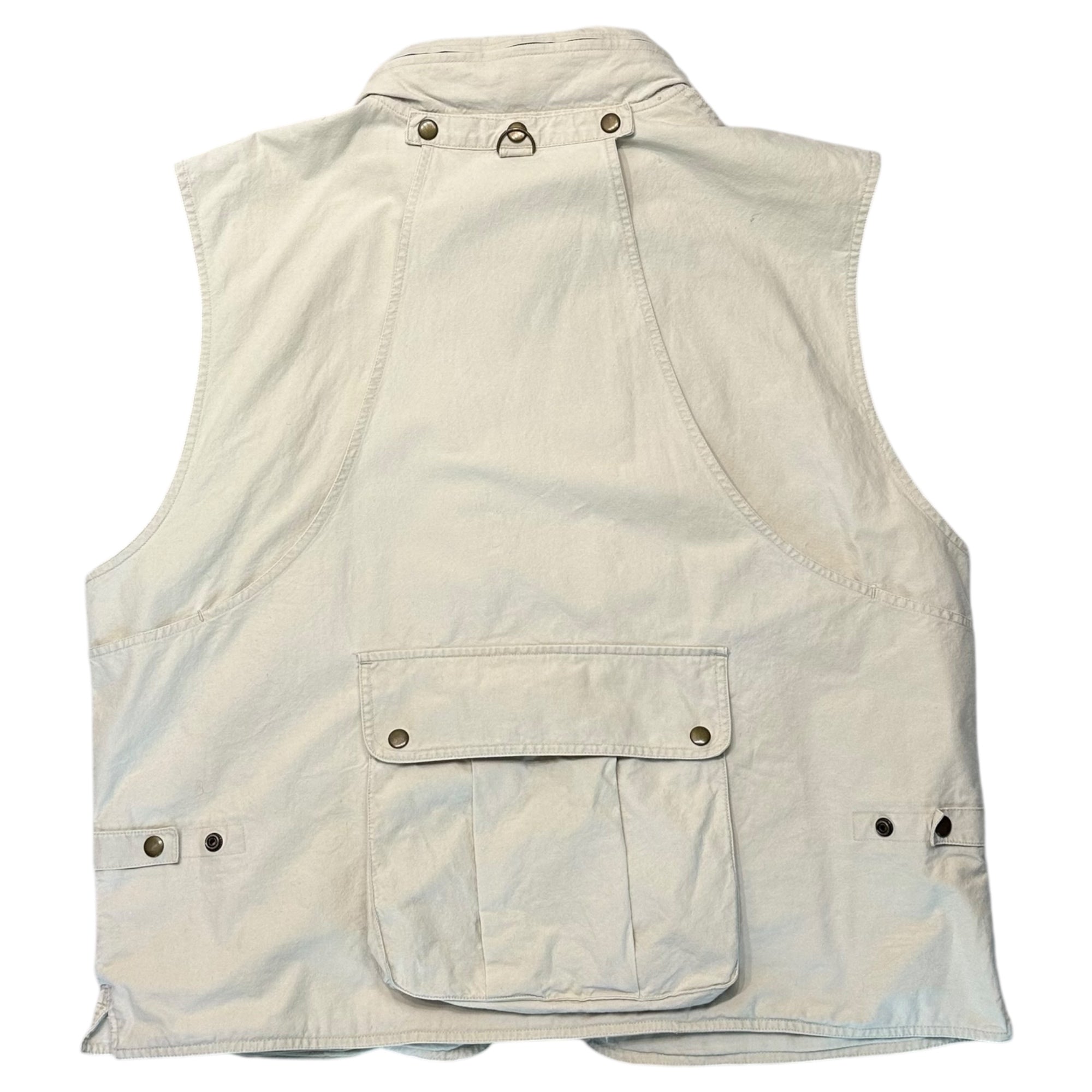 BANANA REPUBLIC(バナナリパブリック) 90’s ”SAFARI＆TRAVEL” Safari Vest サファリ ベスト XL ベージュ 90年代 ヴィンテージ