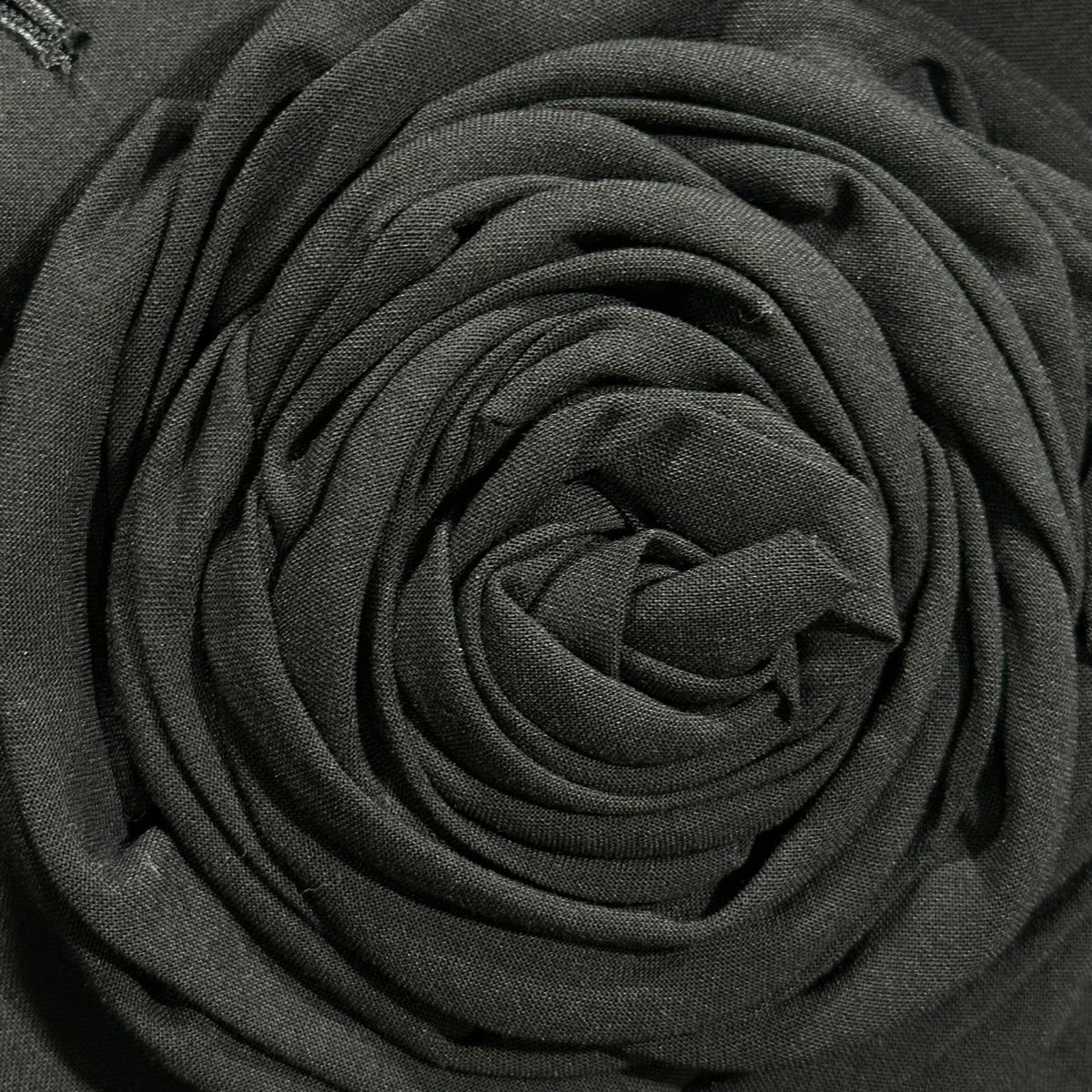 COMME des GARCONS(コムデギャルソン) 1991AW Vinyl-Color Flower-Corsage Wool Long Coat ビニール カラー フラワー コサージュ ウール ロング コート GC-05001M M ブラック×レッド AD1991 90s アーカイブ