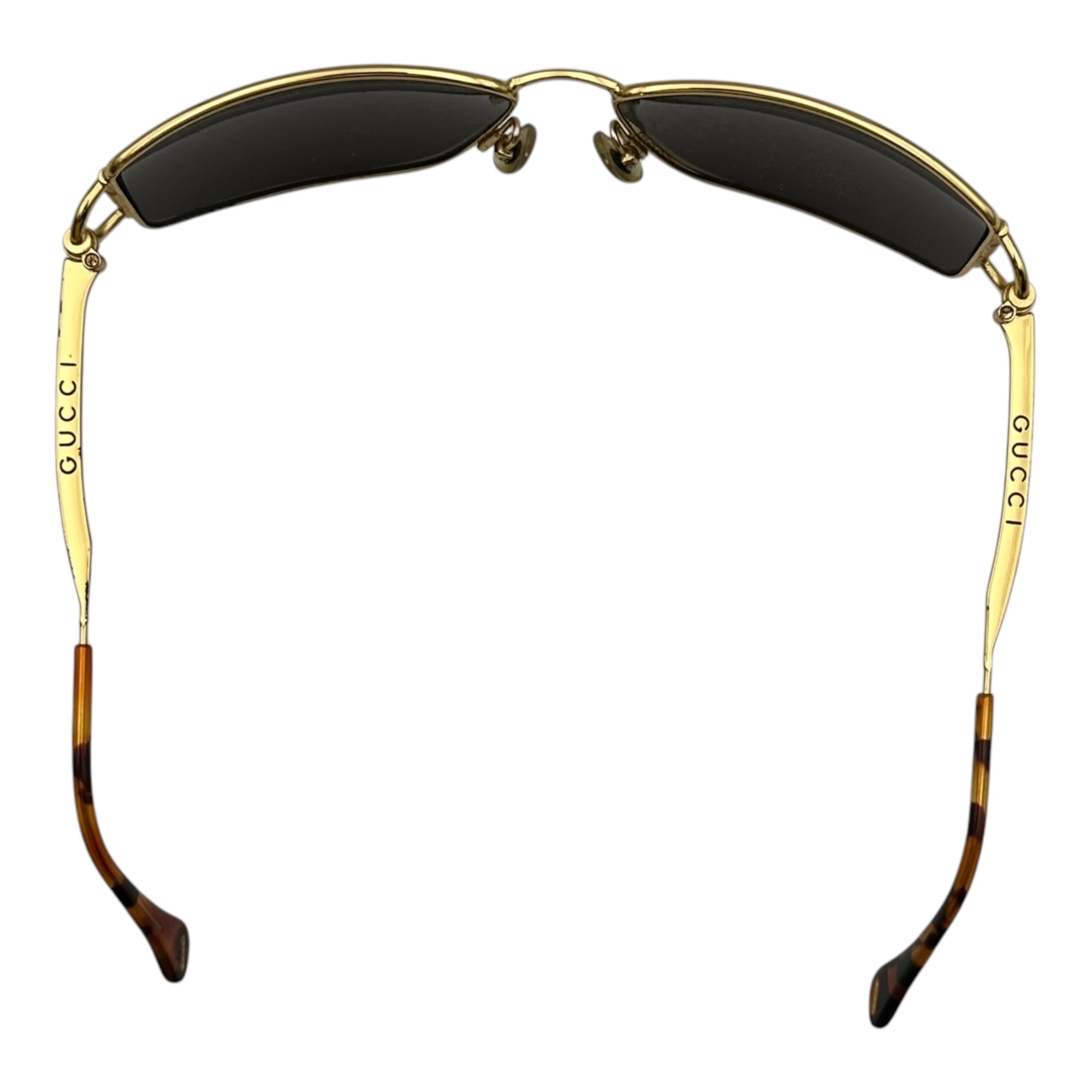 GUCCI(グッチ) Metal-Frame Sunglasses メタル フレーム サングラス GG 2601/S ゴールド×ブラック