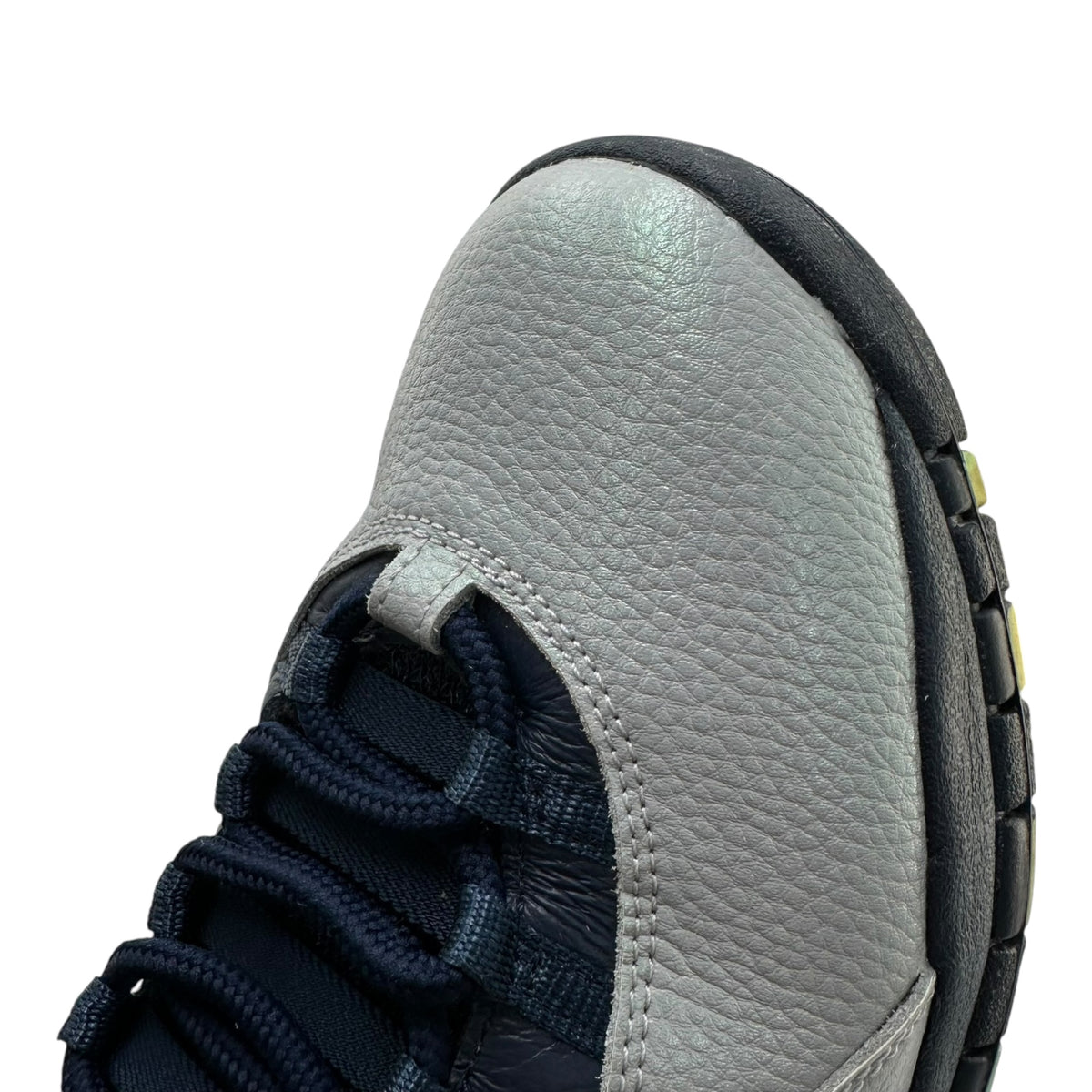 NIKE(ナイキ) AIR JORDAN 10 RETRO エアジョーダン 10 310805-019 27.5cm グレー×ネイビー ハイカット スニーカー