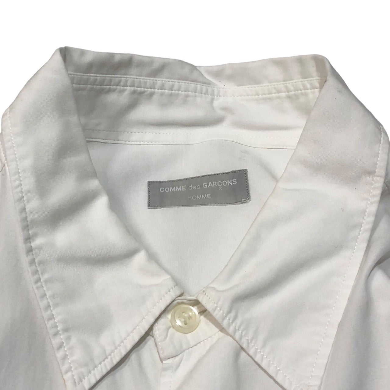 COMME des GARCONS HOMME(コムデギャルソンオム) 90's oversized regular collar shirt オーバーサイズレギュラーカラーシャツ  ホワイト 田中オム 90年代