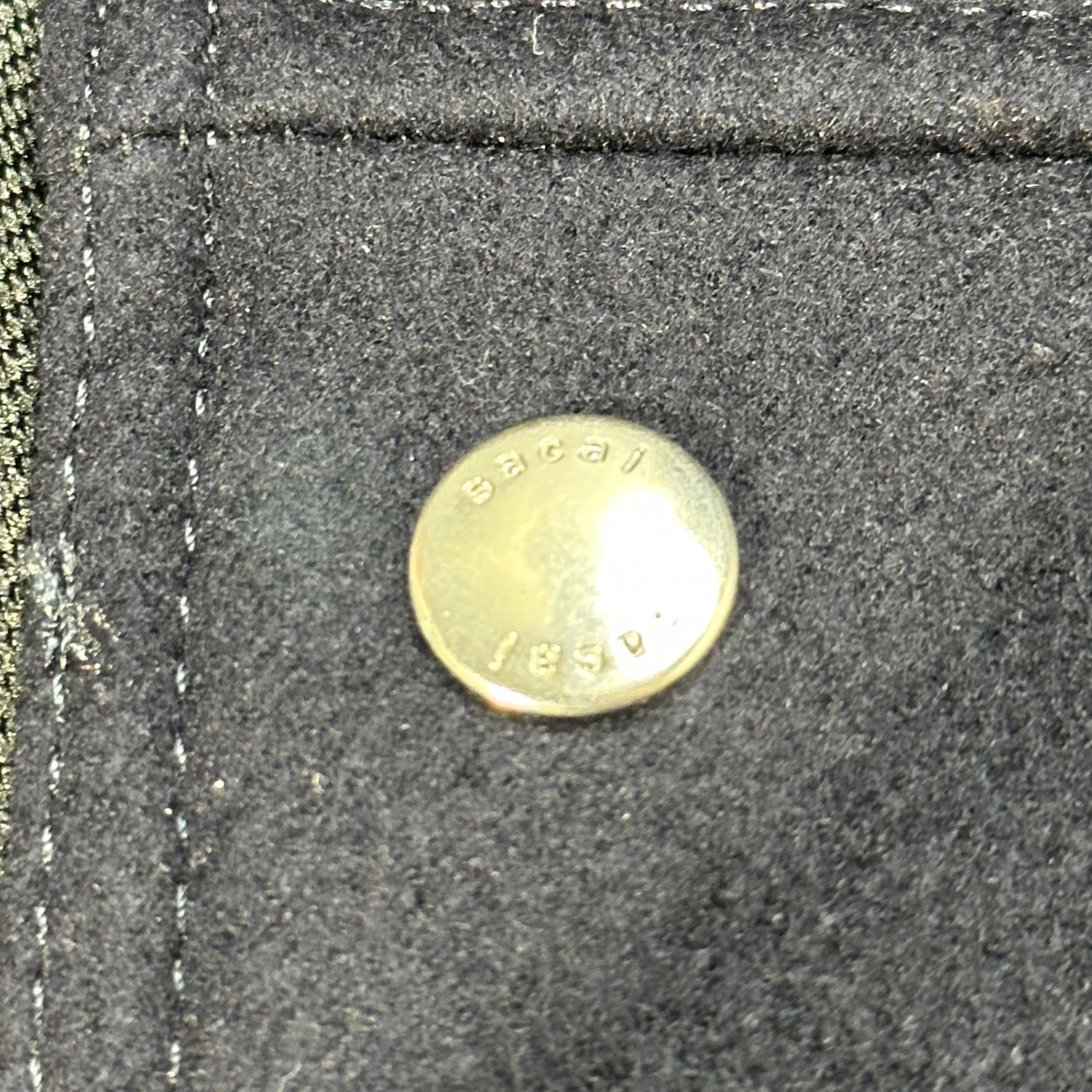 sacai×MADSAKI(サカイ×マサキ) MADSAKI Wool Melton Studium blouson マサキ ウール メルトン スタジアム ブルゾン スタジャン 22-02879M 2(M程度) ネイビー×ホワイト