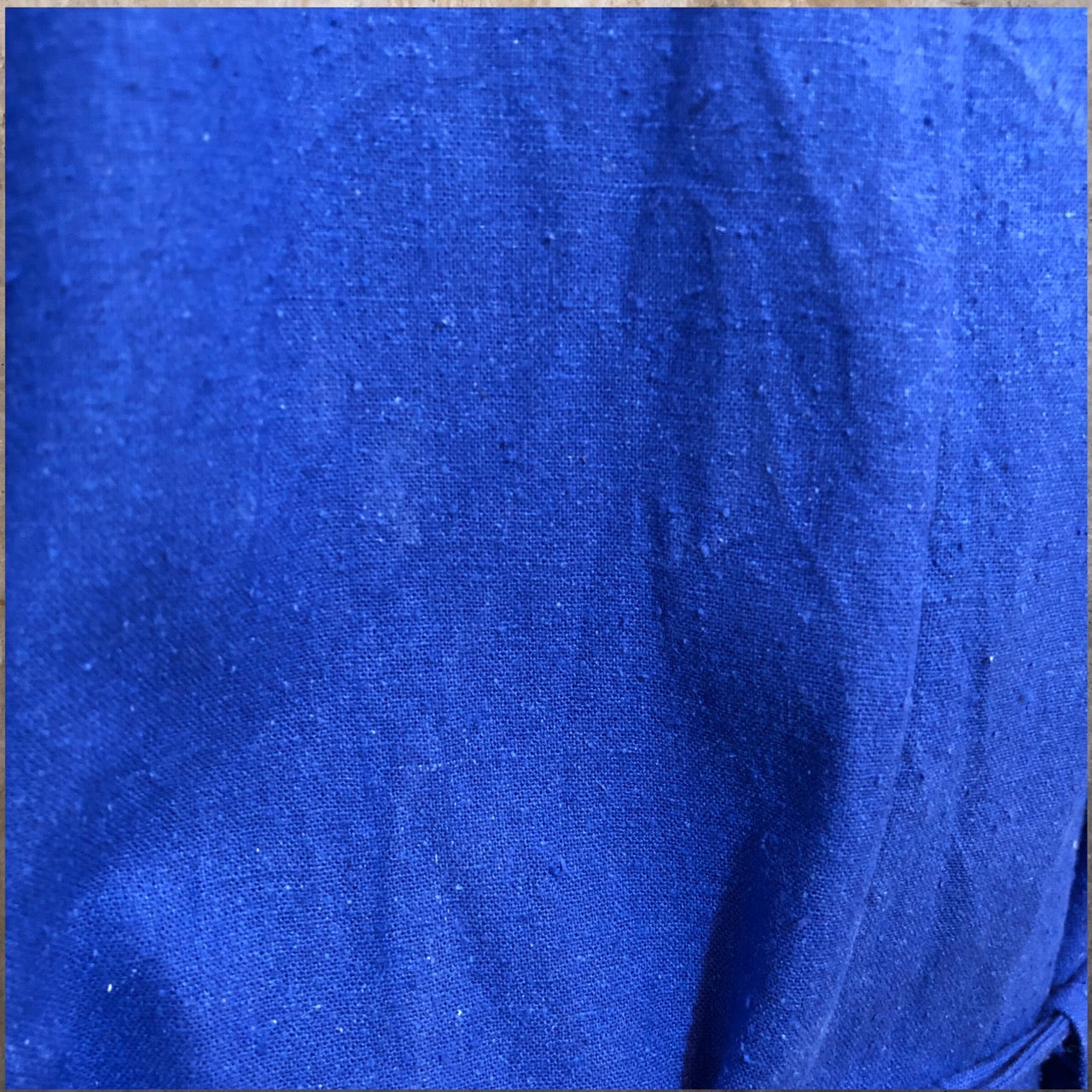 BASERANGE(ベースレンジ) HONDA DRESS RAW SILK/ピリング加工シルクワンピース S(M~Lサイズ程度) ブルー