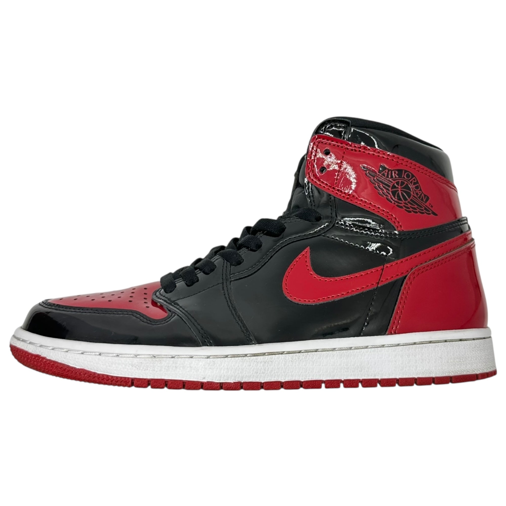 NIKE(ナイキ) Air Jordan 1 High OG "Patent Bred" エアジョーダン1 ハイ パテント ブレッド 555088-063 27cm ブラック×レッド ハイカット スニーカー
