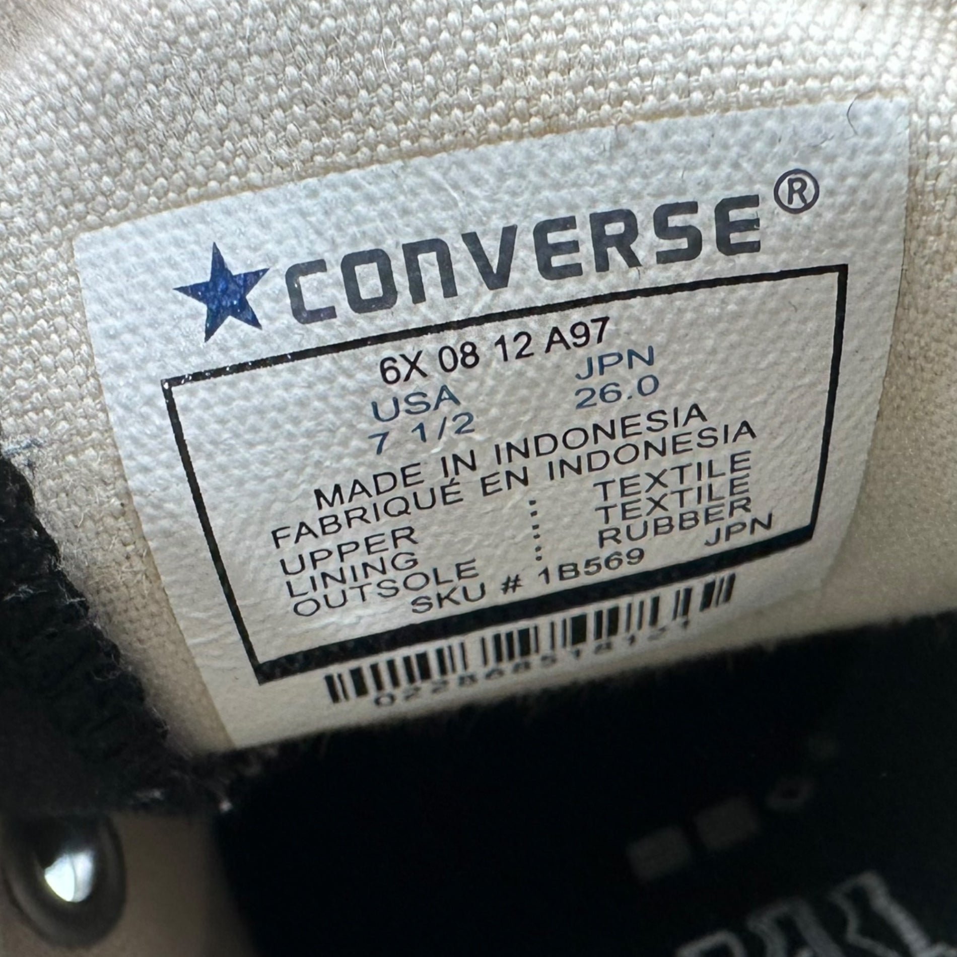 CONVERSE×SOPH.(コンバース×ソフ) ALL STAR SN CZ HI ジップ ハイカット スニーカー 1B569 26cm ブラック コラボ