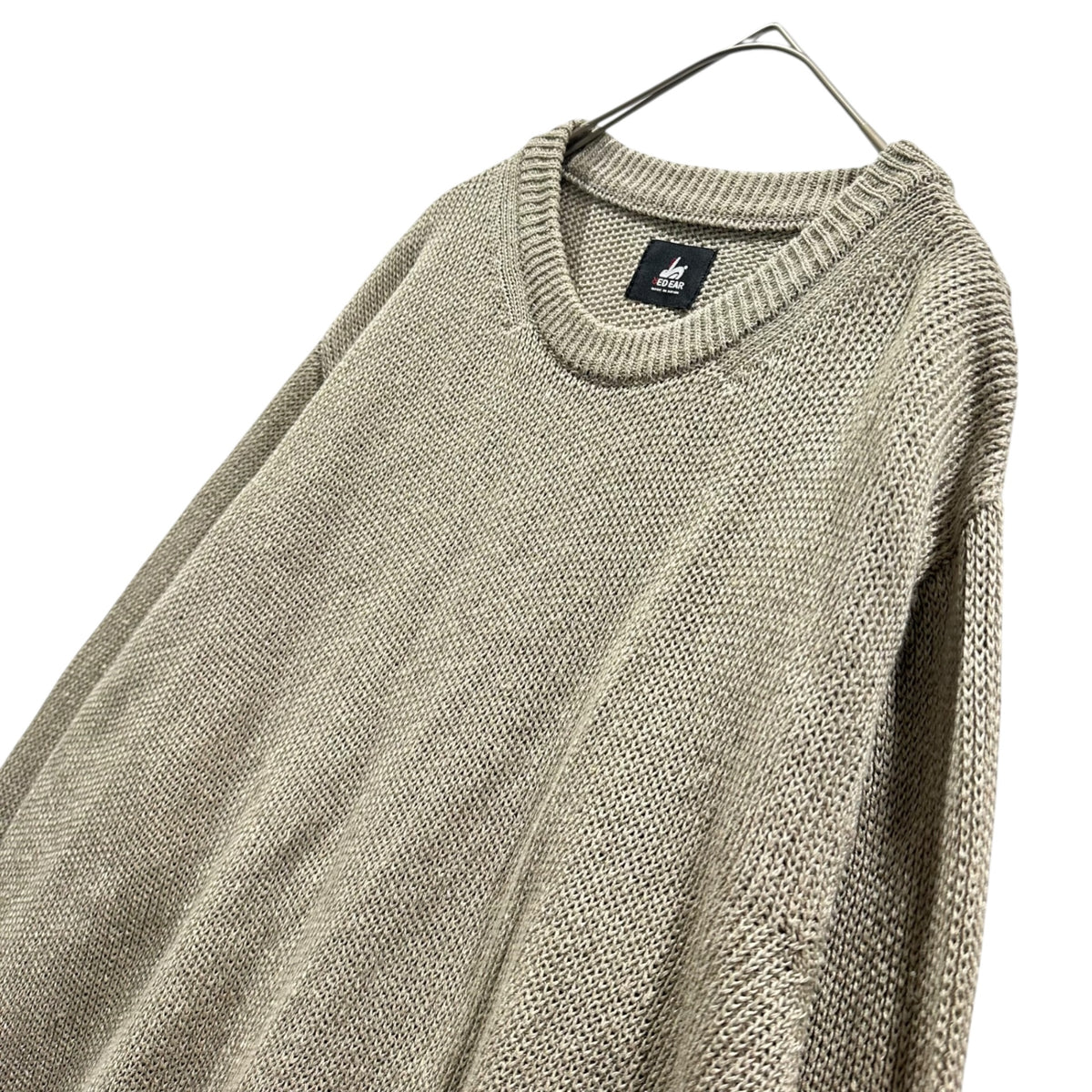 RED EAR PAUL SMITH(レッドイヤーポールスミス) Linen summer knit リネン サマー ニット PY-V1-70476 L ベージュ