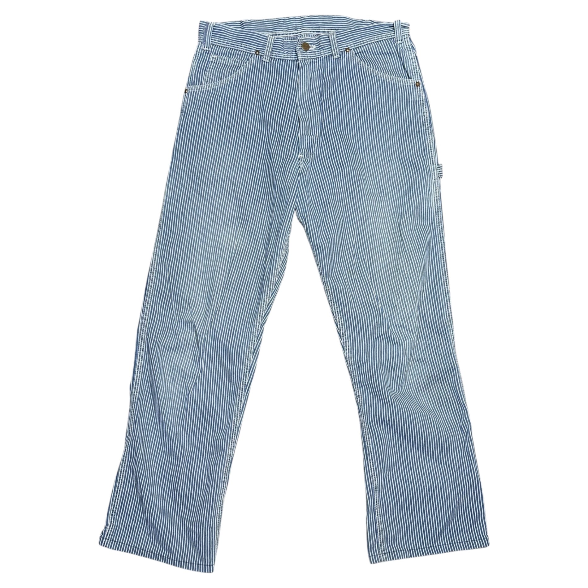 KEY(キー) 70's Hickory Painter Pants 70年代 ヒッコリー ペインター パンツ 記載消 インディゴ TALON42ジップ