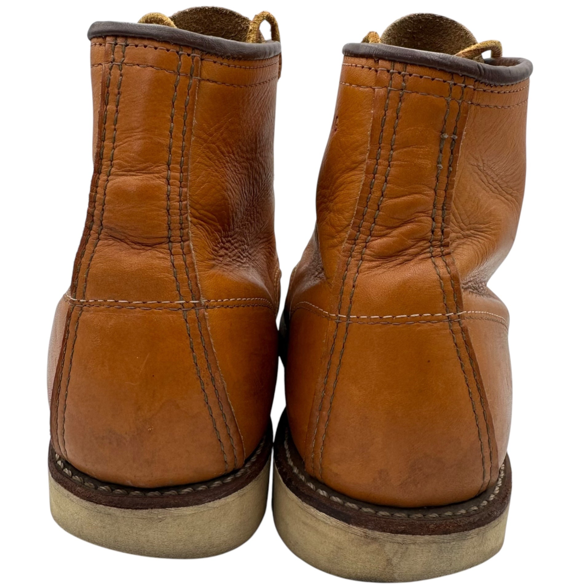 REDWING(レッドウィング) Irish Setter 6" Moc-Toe  アイリッシュセッター 6インチ モックトゥ ゴールド ラセット ブーツ 9875 9E(27cm) ライトブラウン ワーク 犬タグ 復刻 2014年製造