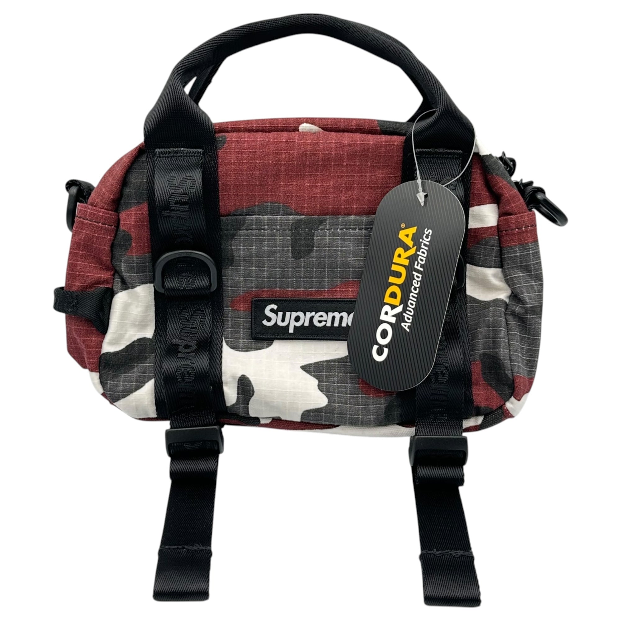 SUPREME(シュプリーム) 26SS Mini Duffle Bag Red Camo ミニ ダッフル バッグ レッド カモ レッド×ホワイト×ブラック