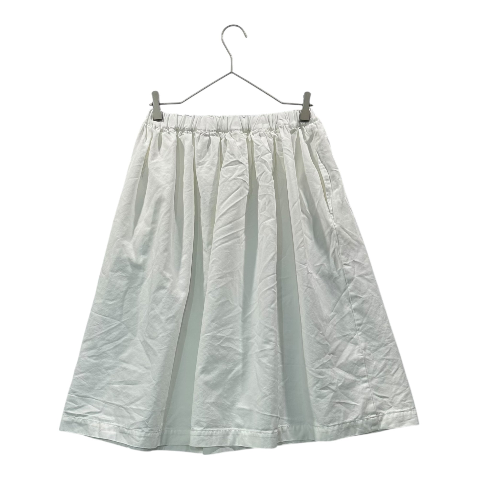 COMME des GARCONS COMME des GARCONS(コムデギャルソンコムデギャルソン) 16SS Polyester Easy Skirt ポリエステル イージー スカート RQ-S010 XS ホワイト AD2015