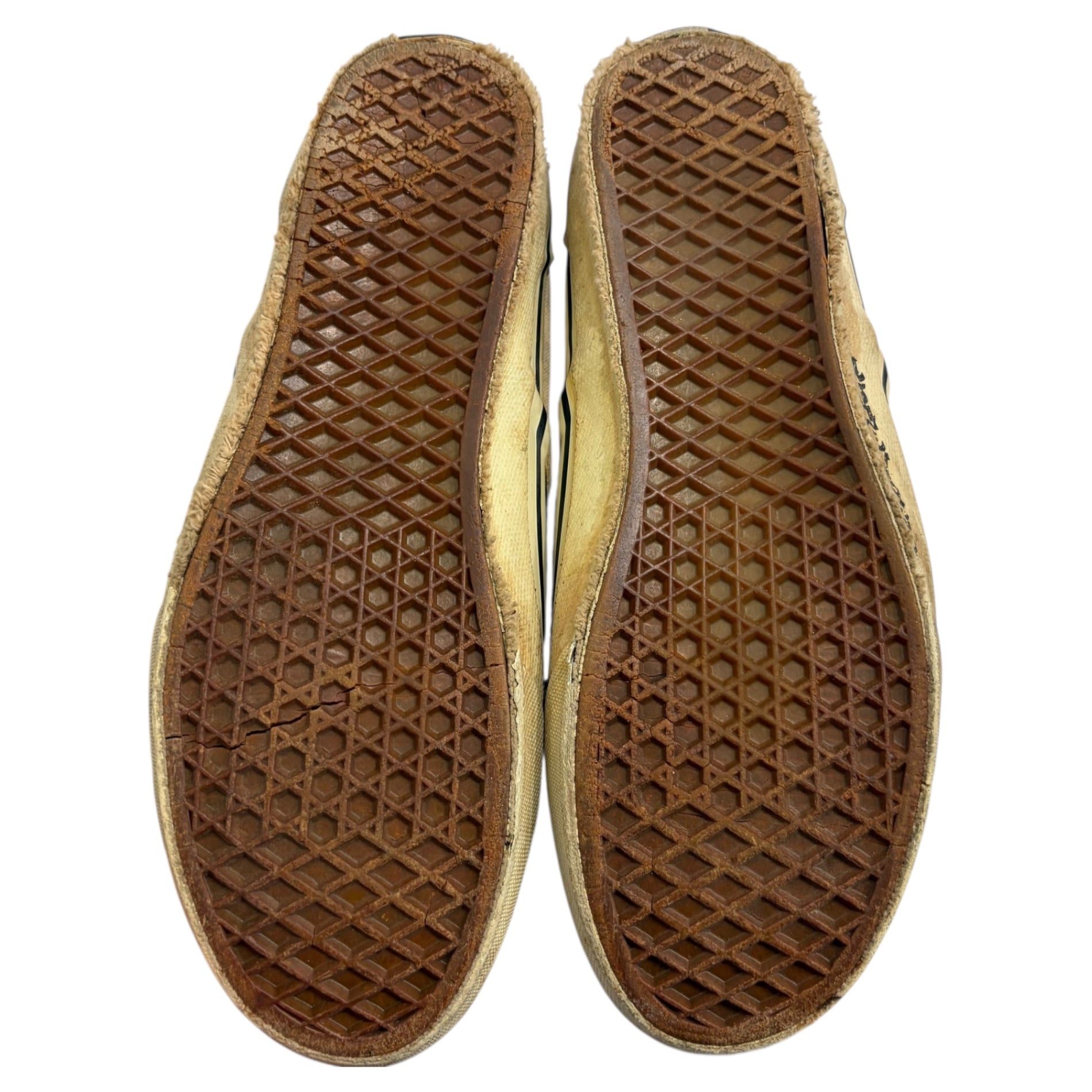UNDERCOVER×VANS(アンダーカバー×バンズ) 01SS "CHAOTIC DISCORD" SLIP-ON CHK ケーオティック ディスコード 期スリッポン V98-J669 28cm ホワイト スニーカー チェッカーフラッグ