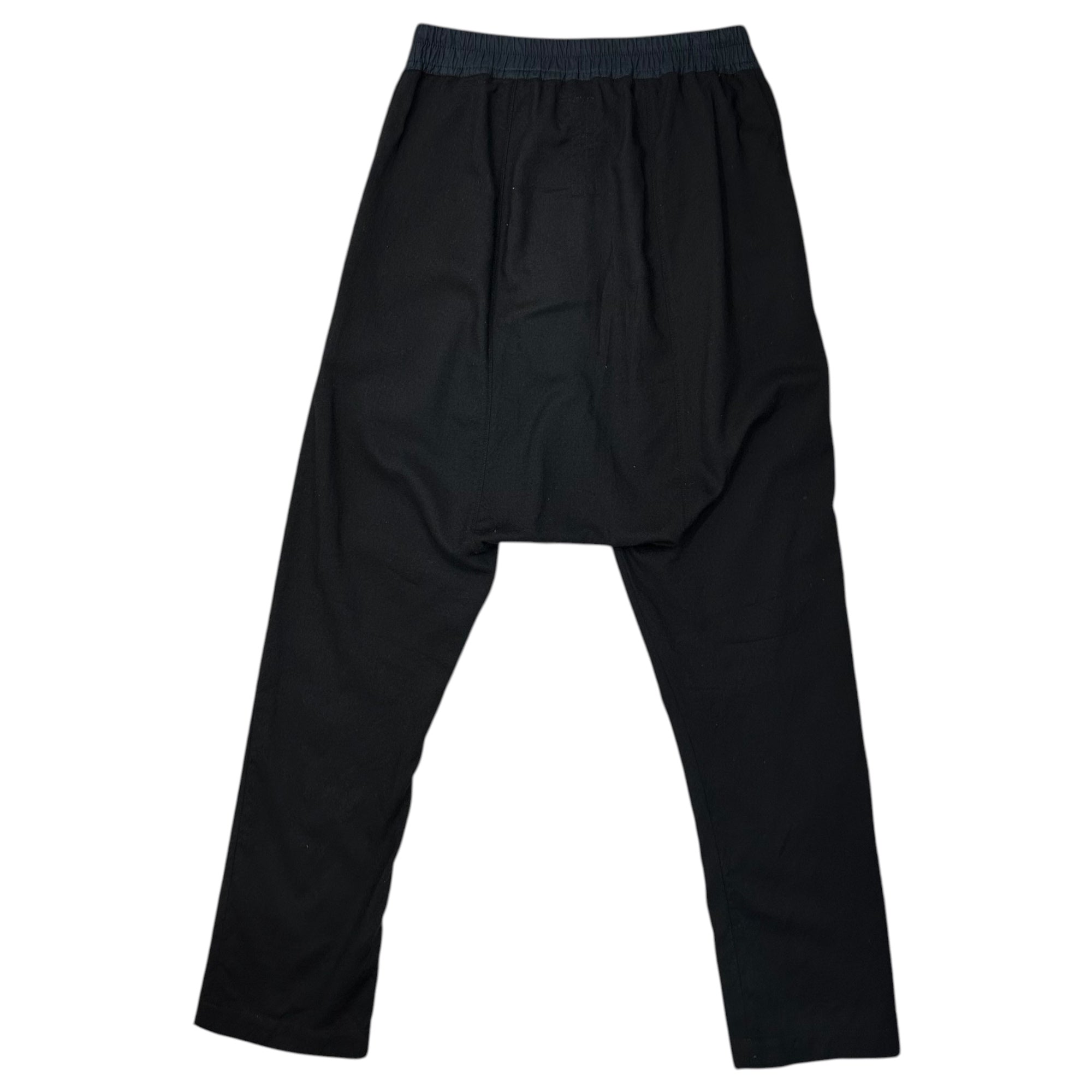 Rick Owens(リックオウエンス) 12AW Easy Sarouel Straight Pants イージー サルエル ストレート パンツ RU9380/WM 46 ブラック