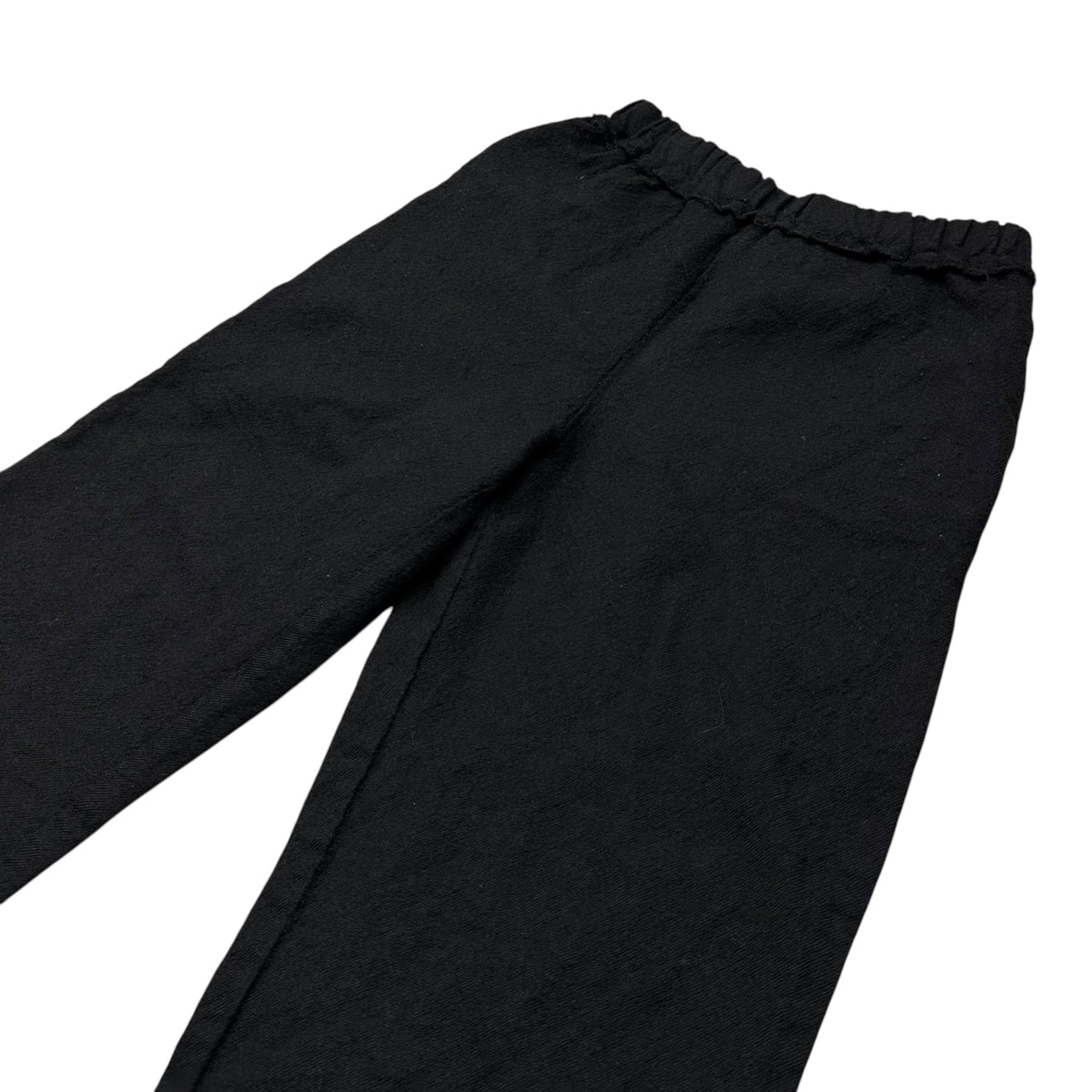tricot COMME des GARCONS(トリココムデギャルソン) 2005AW Inside-Out Dyed Wool Easy Pants インサイドアウト 製品染め ウール イージー パンツ TP-P039 FREE ブラック AD2005