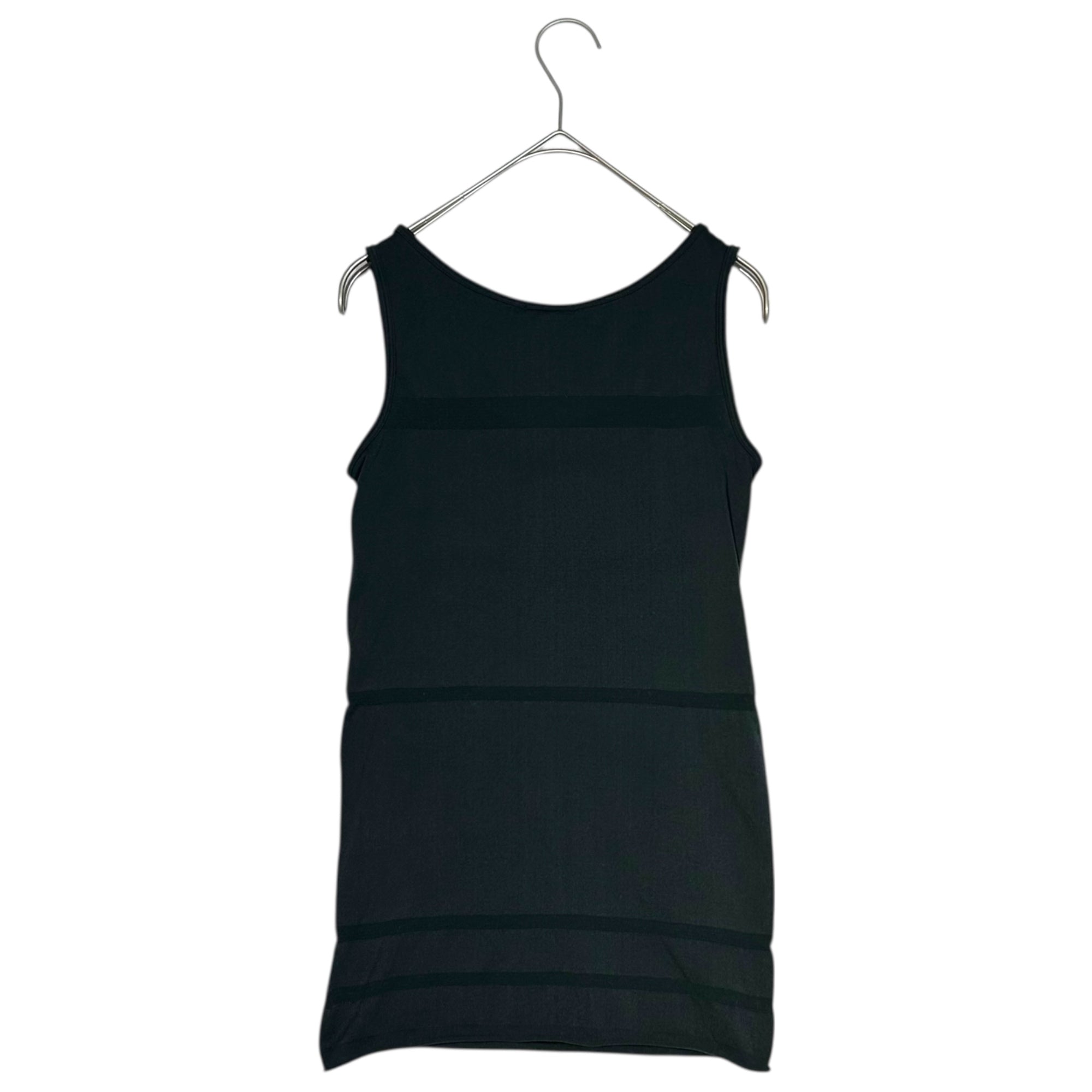 MARITHE FRANCOIS GIRBAUD(マリテフランソワジルボー) 00's Jacquard tank top ジャガード タンクトップ 2枚セット F5-6837 M グリーン×ライムグリーン Y2K
