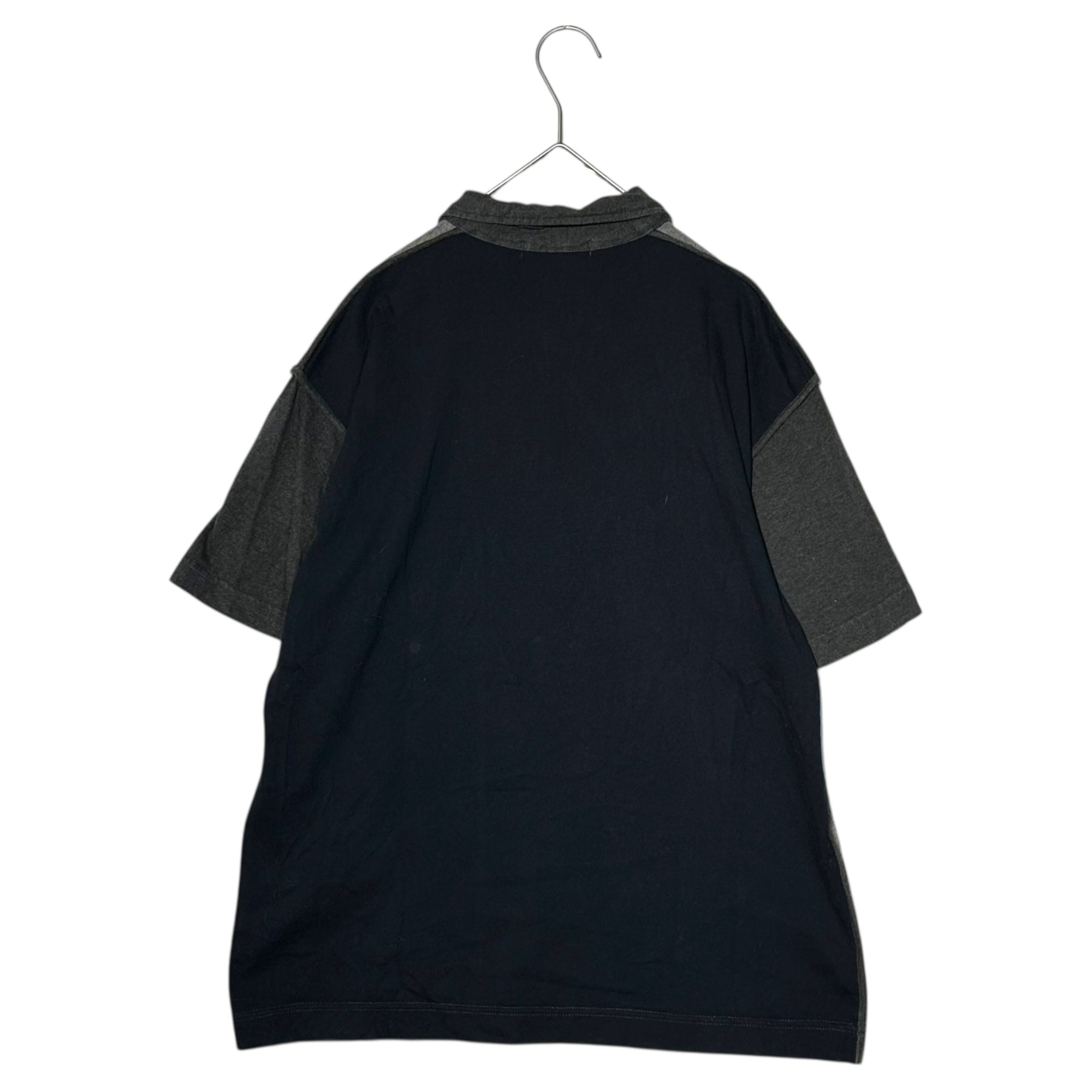 COMME des GARCONS HOMME(コムデギャルソンオム) 05SS Zip-Up Polo Shirt ジップアップ ポロ シャツ HO-T027 S グレー AD2004