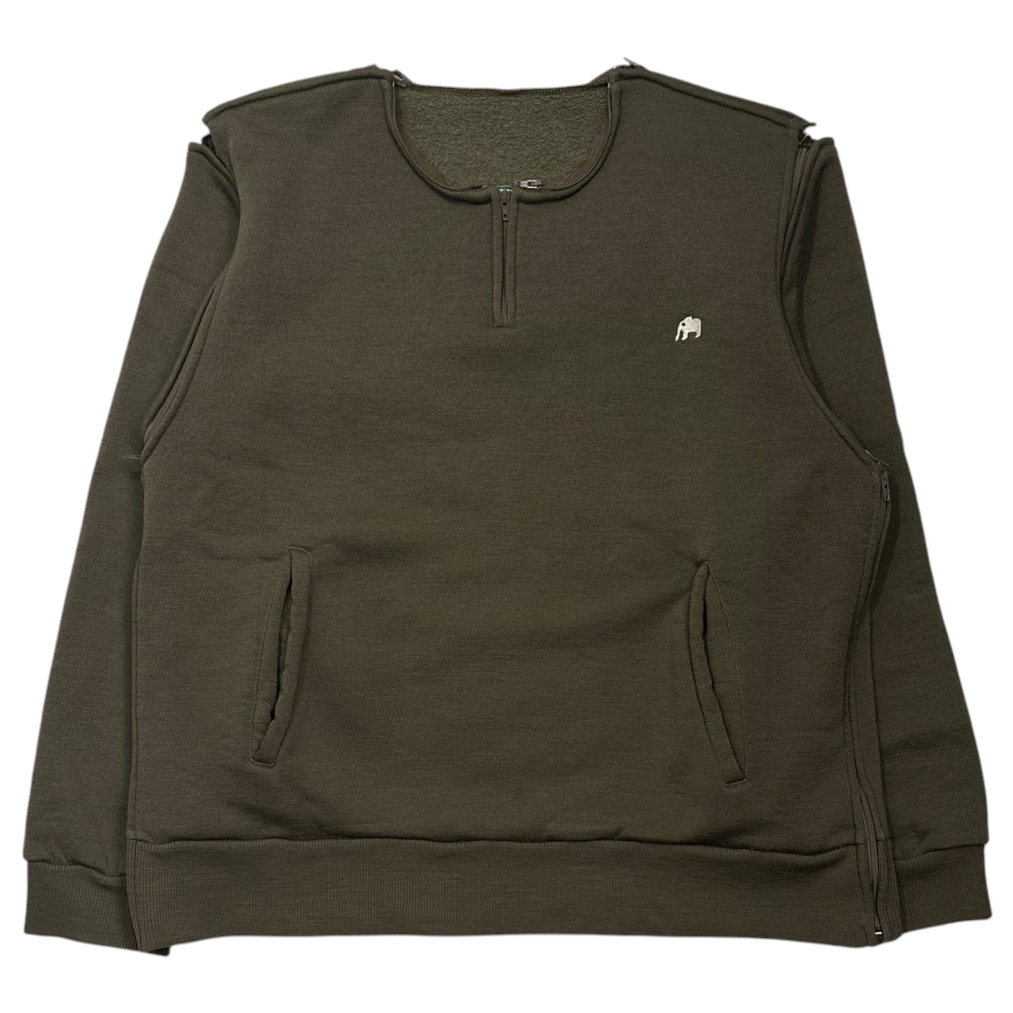 UNDERCOVER(アンダーカバー) 1999AW Small Parts Sweatshirt スモール パーツ スウェット M カーキ 90's アーカイブ