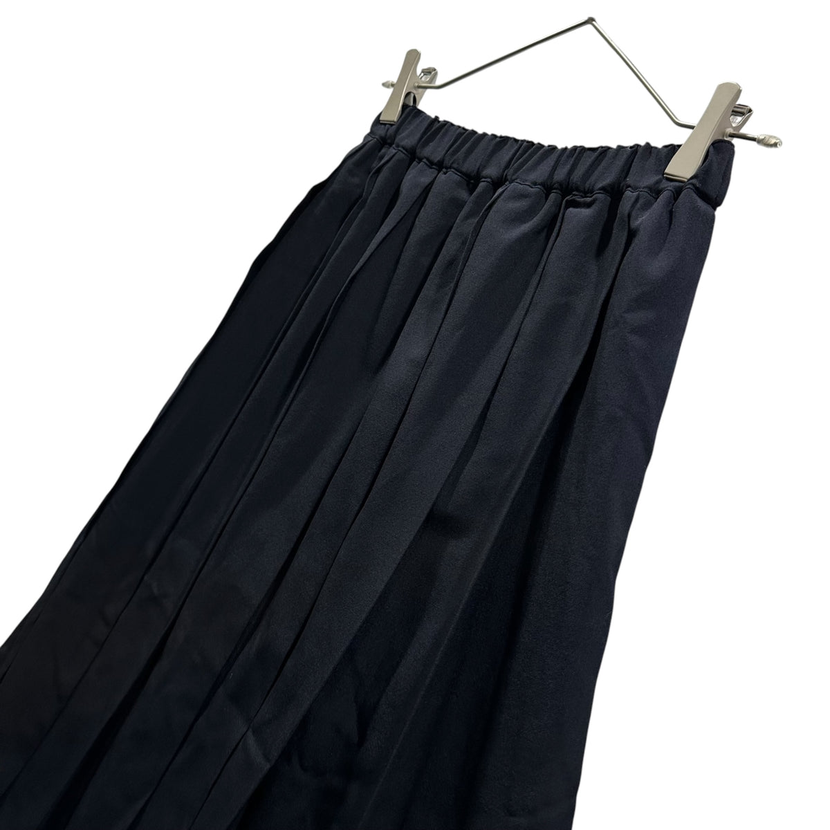 robe de chambre COMME des GARCONS(ローブドシャンブルコムデギャルソン) 1998SS Long Wool Gabardine Pleated Skirt ウール ギャバジン ロング プリーツ スカート RS-040030 FREE ダークネイビー AD1997 90s アーカイブ