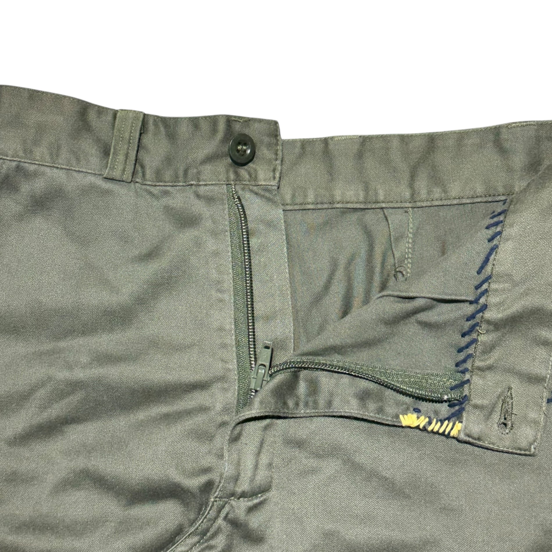 MILITARY(ミリタリー) Stitch Remake Military Skirt ステッチ リメイク ミリタリー スカート セージグリーン