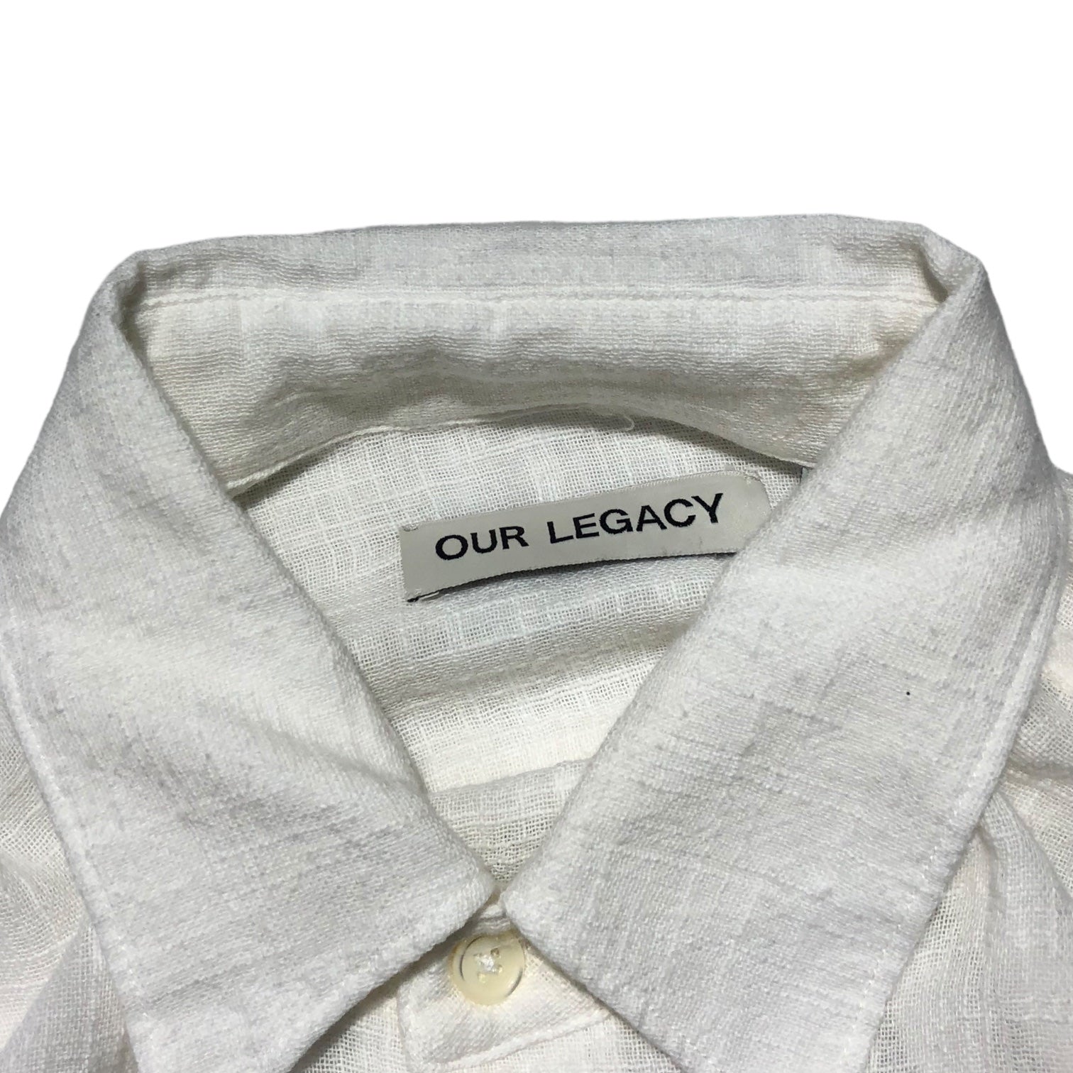 OUR LEGACY(アワーレガシー) COCO shirt ココ シャツ M2222CW 46(M程度) ホワイト 長袖 シアー