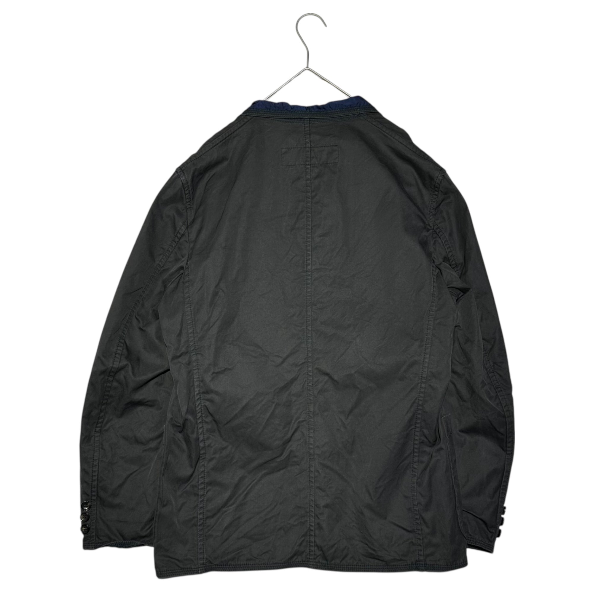 COMME des GARCONS HOMME(コムデギャルソンオム) 04SS Cotton Casual Tailored Jacket コットン カジュアル テーラード ジャケット HM-J002 M ブラック AD2003