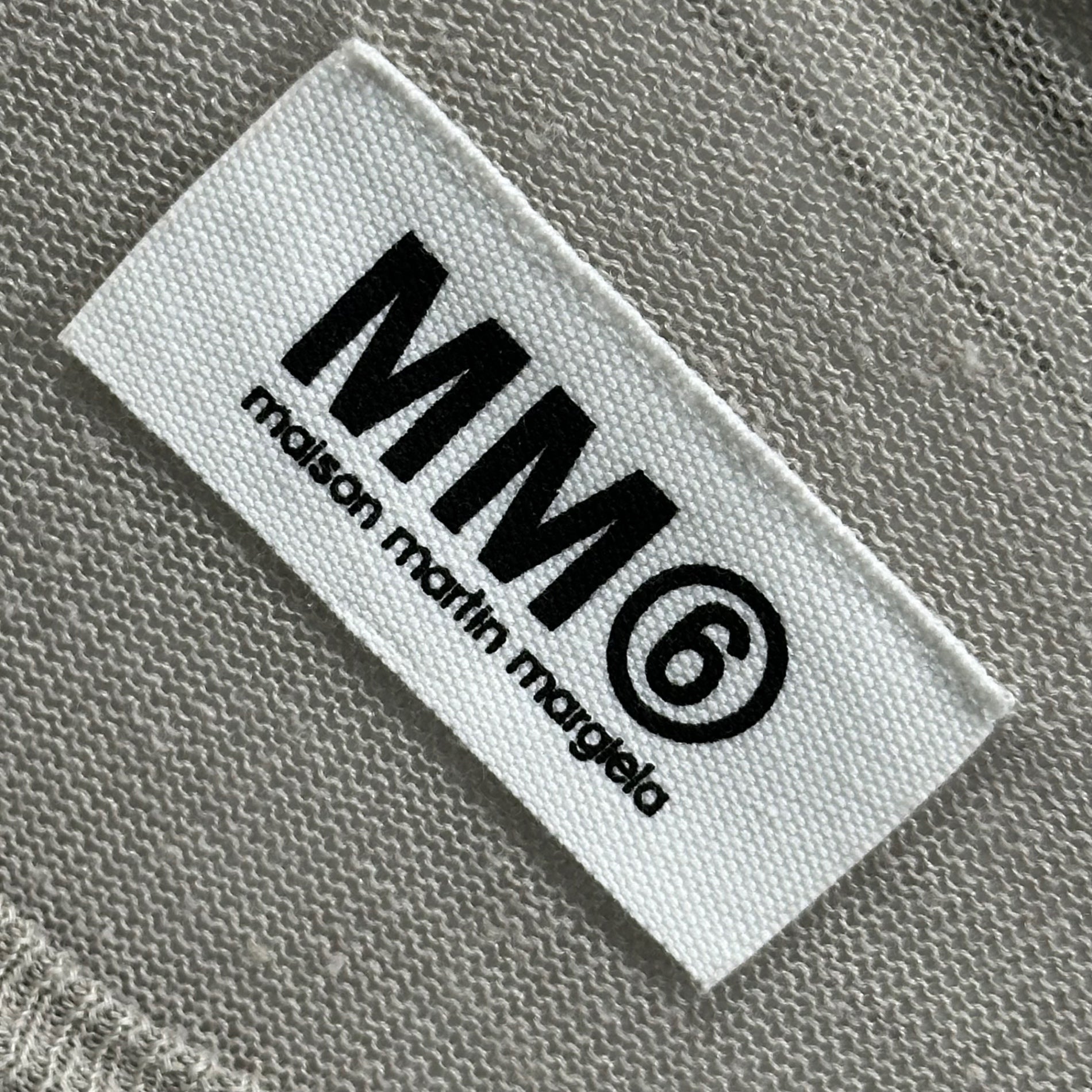 MM6 Maison Margiela(エムエムシックス) Asymmetrical Linen Knit Dress アシンメトリー リネン ニット ワンピース S ベージュ