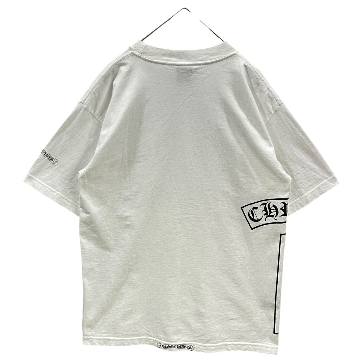 CHROME HEARTS(クロムハーツ) Old T-Bar CH Cross Pocket T-Shirt オールド Tバー CHクロス ポケットTシャツ M ホワイト×ブラック