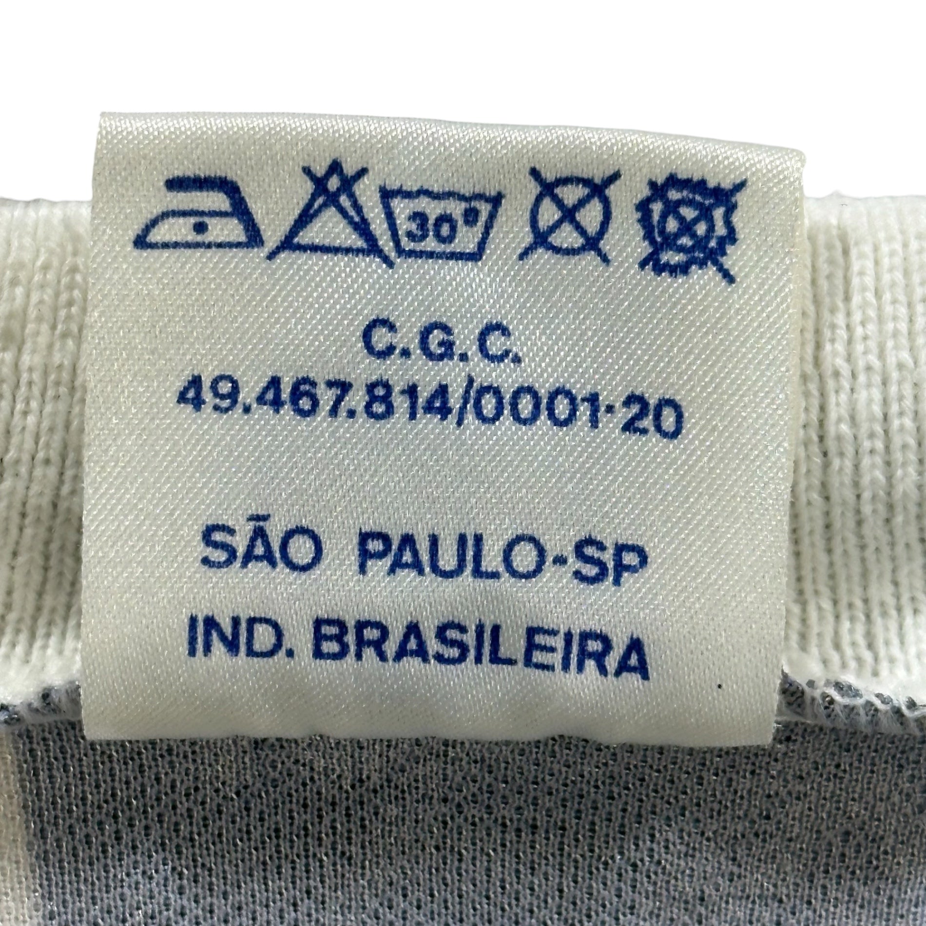 DELELERBA (デレルバ) 1992 Santos FC Away S/S game shirt アウェイ 半袖 ゲームシャツ 表記消(L程度) ホワイト×ブラック コカ・コーラ スポンサー 企業ロゴ