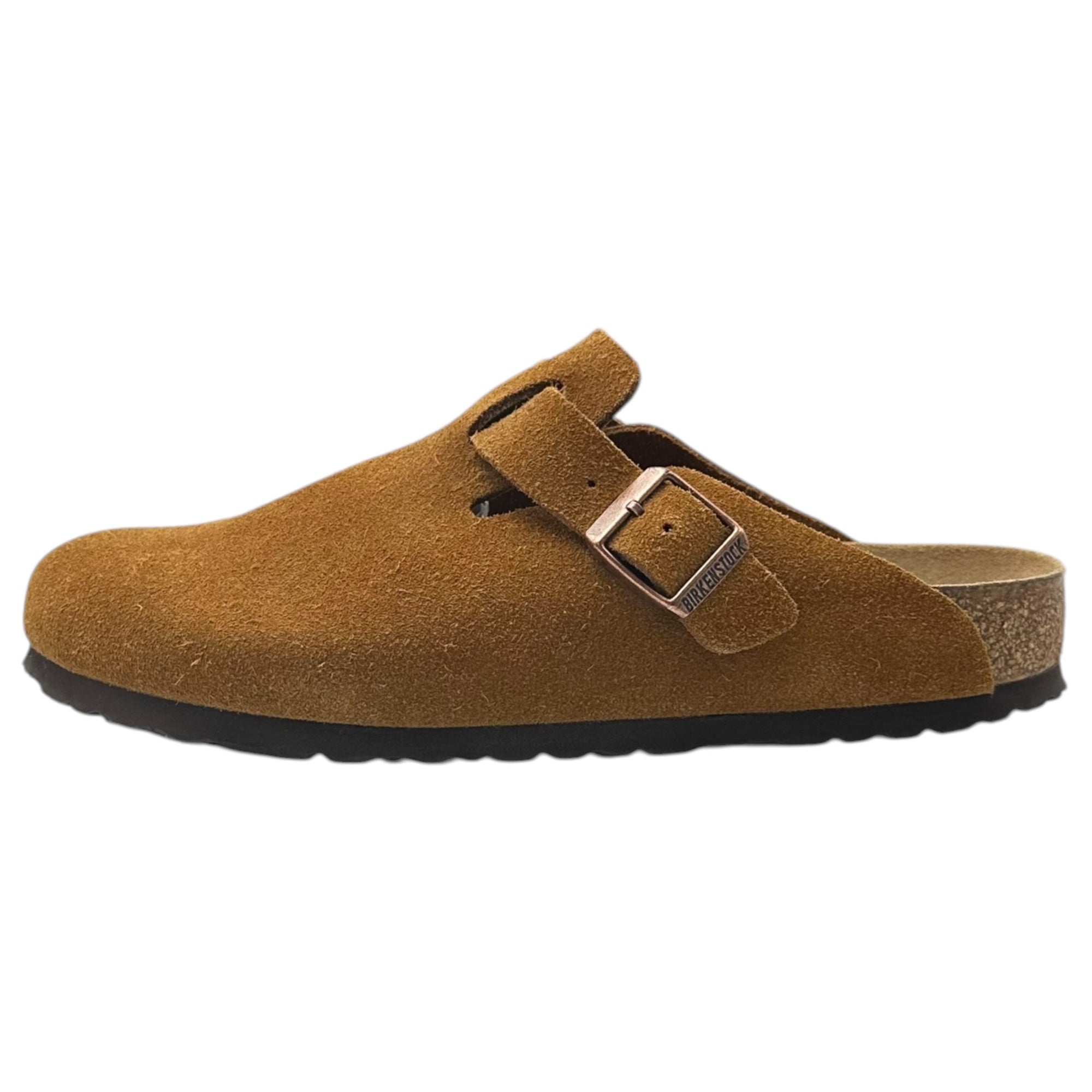 BIRKENSTOCK(ビルケンシュトック) 23AW Boston SFB VL Mink ボストン スウェード ソフト フット ベッド ミンク レギュラー サンダル 1009542 41(26.5cm程度) ブラウン 参考定価24,200円(税込)