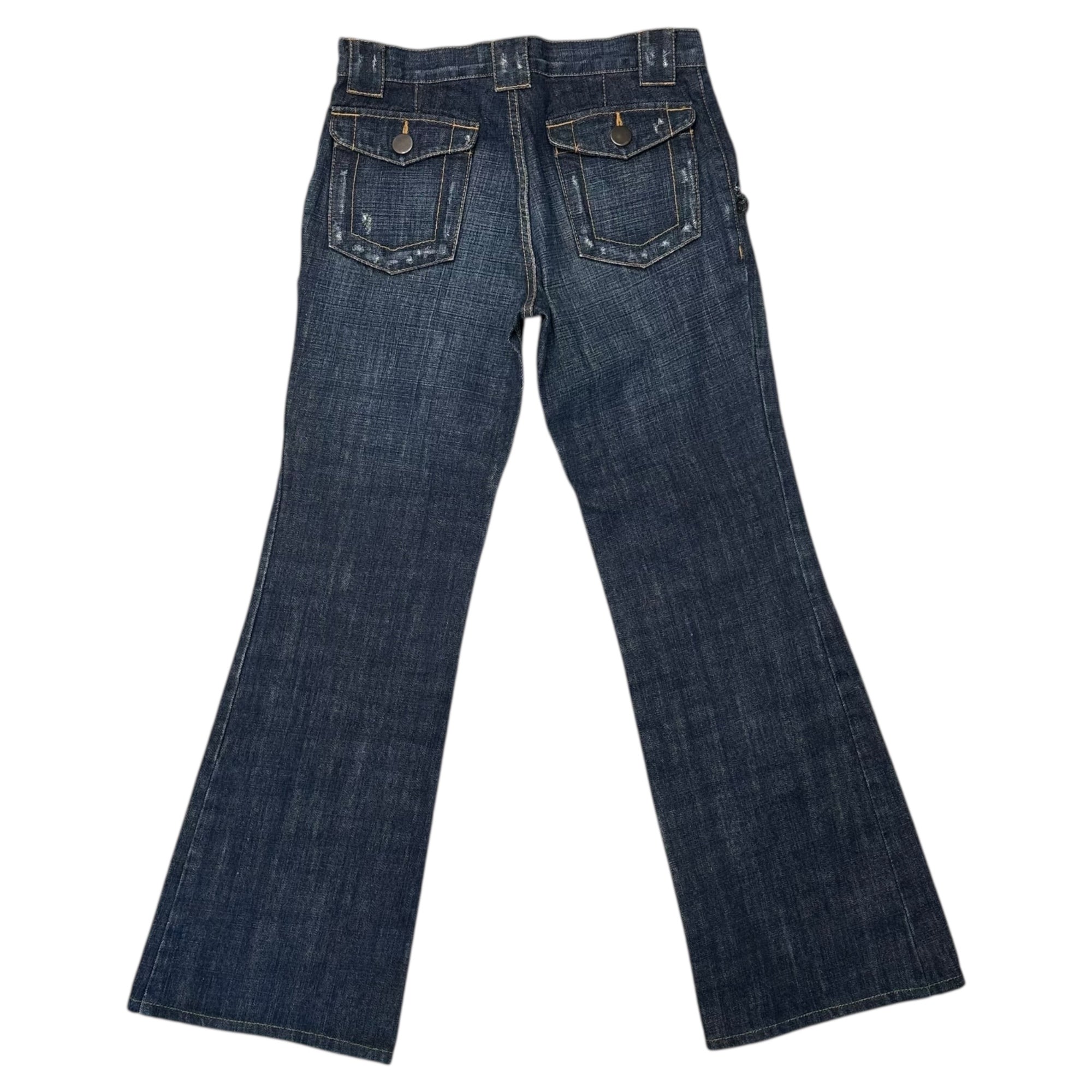 tricot COMME des GARCONS(トリココムデギャルソン) 05SS Bootcut denim pants ブーツカット デニム パンツ TO-P061 S インディゴ AD2004