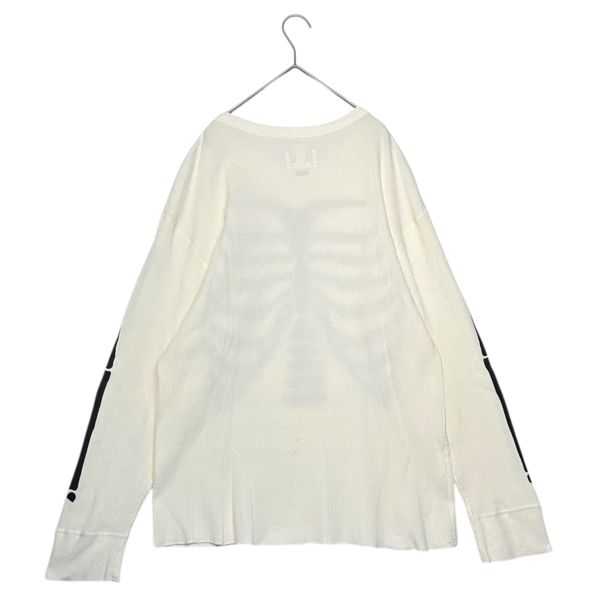 SUPREME(シュプリーム) Hanes® Bones Thermal Crew 骨サーマル クルーネック カットソー ロンT XL ホワイト×ブラック