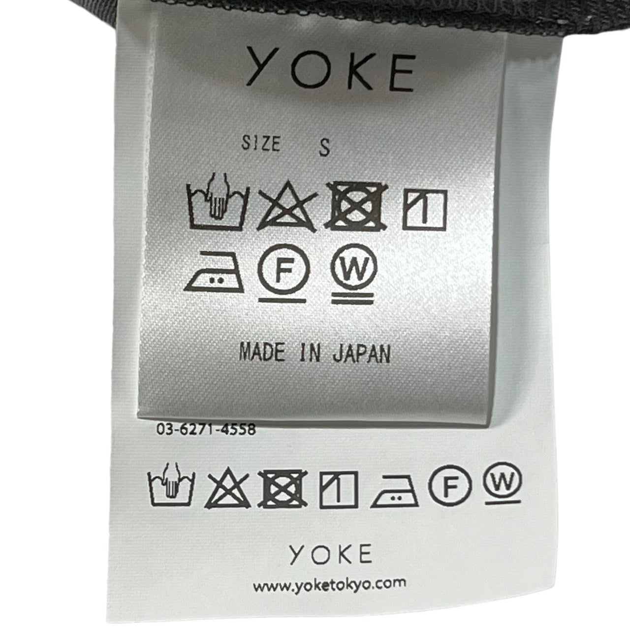 YOKE(ヨーク) 20SS SHIRTS CARDIGAN/シャツカーディガン YK20SS00965H SIZE S グレー