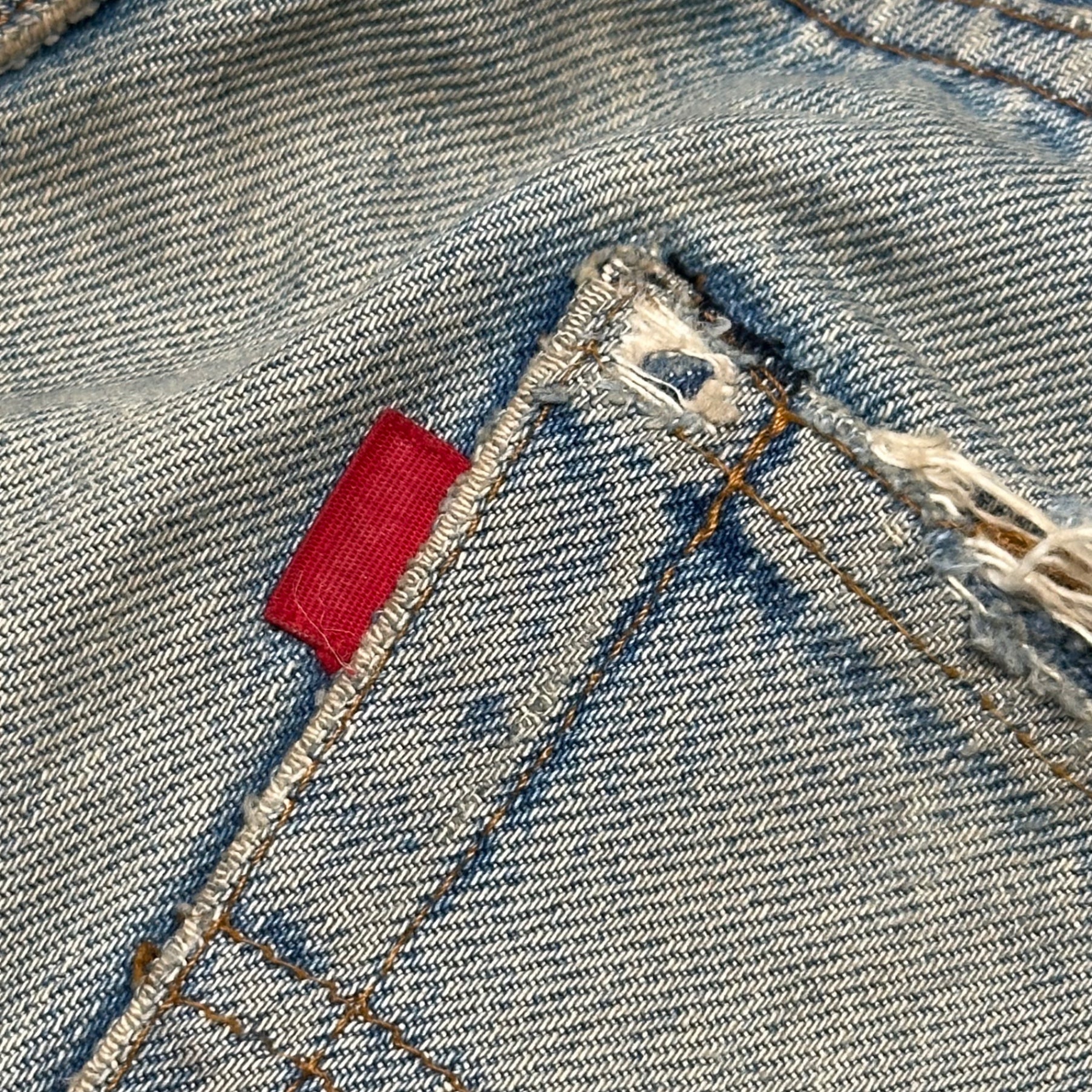 Levi's(リーバイス) 1982's 501 Redline Vintage Denim pants 赤耳 ヴィンテージ デニム パンツ 表記消(実寸約Ｗ31) インディゴ 80年代 80's セルビッチ ヴィンテージ