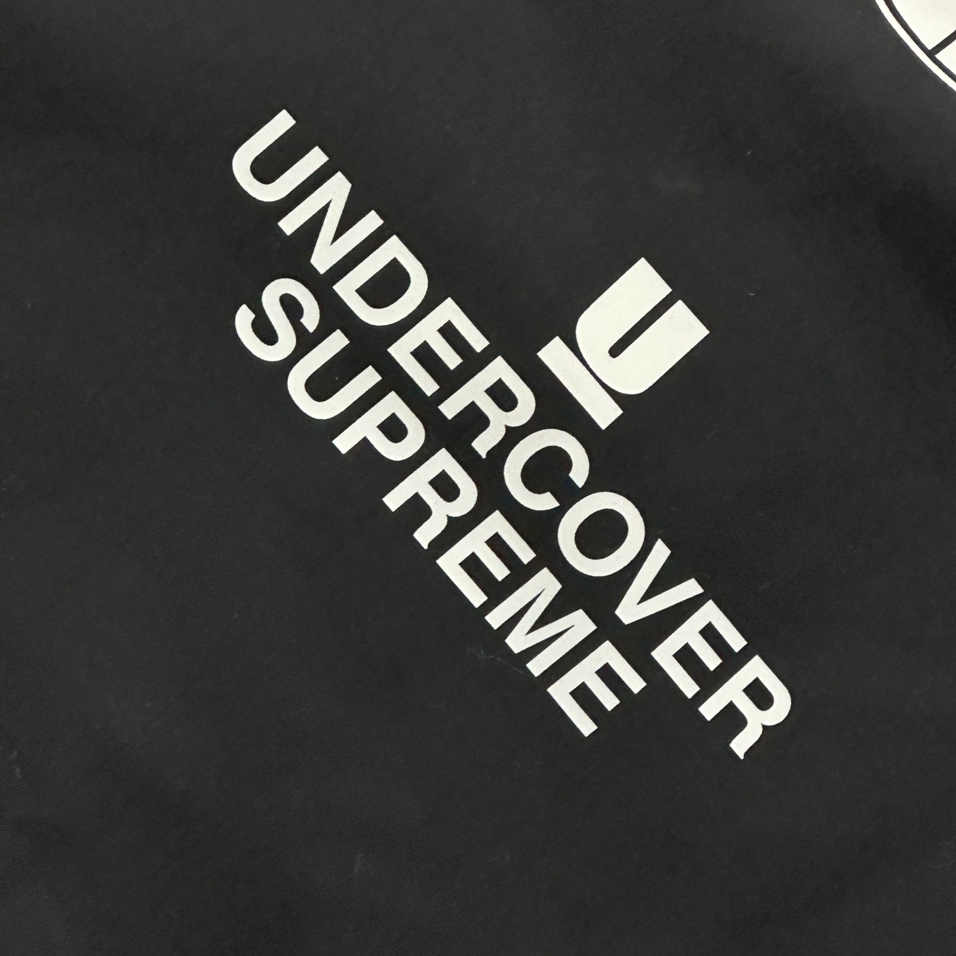 SUPREME × UNDERCOVER(シュプリーム × アンダーカバー) 18SS Public Enemy Taped Seam Parka パブリックエネミー テープ シーム パーカー マウンテンパーカー S ブラック×ブルー