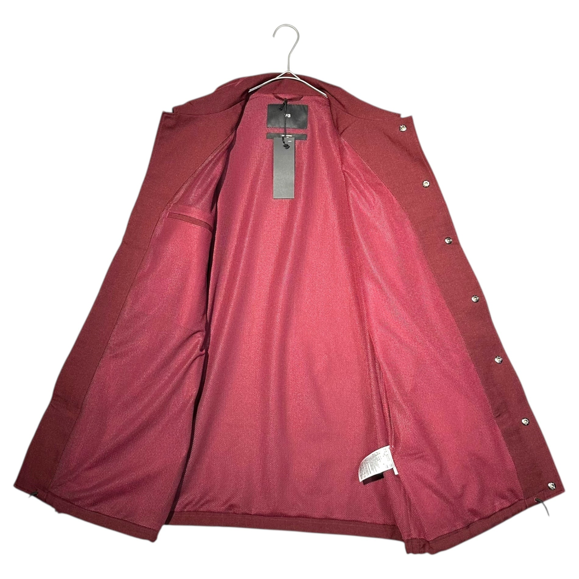 Y-3(ワイスリー) SPORT UNIFORM COACH JACKET スポーツ ユニフォーム コーチ ジャケット IV5603 XS ボルドー